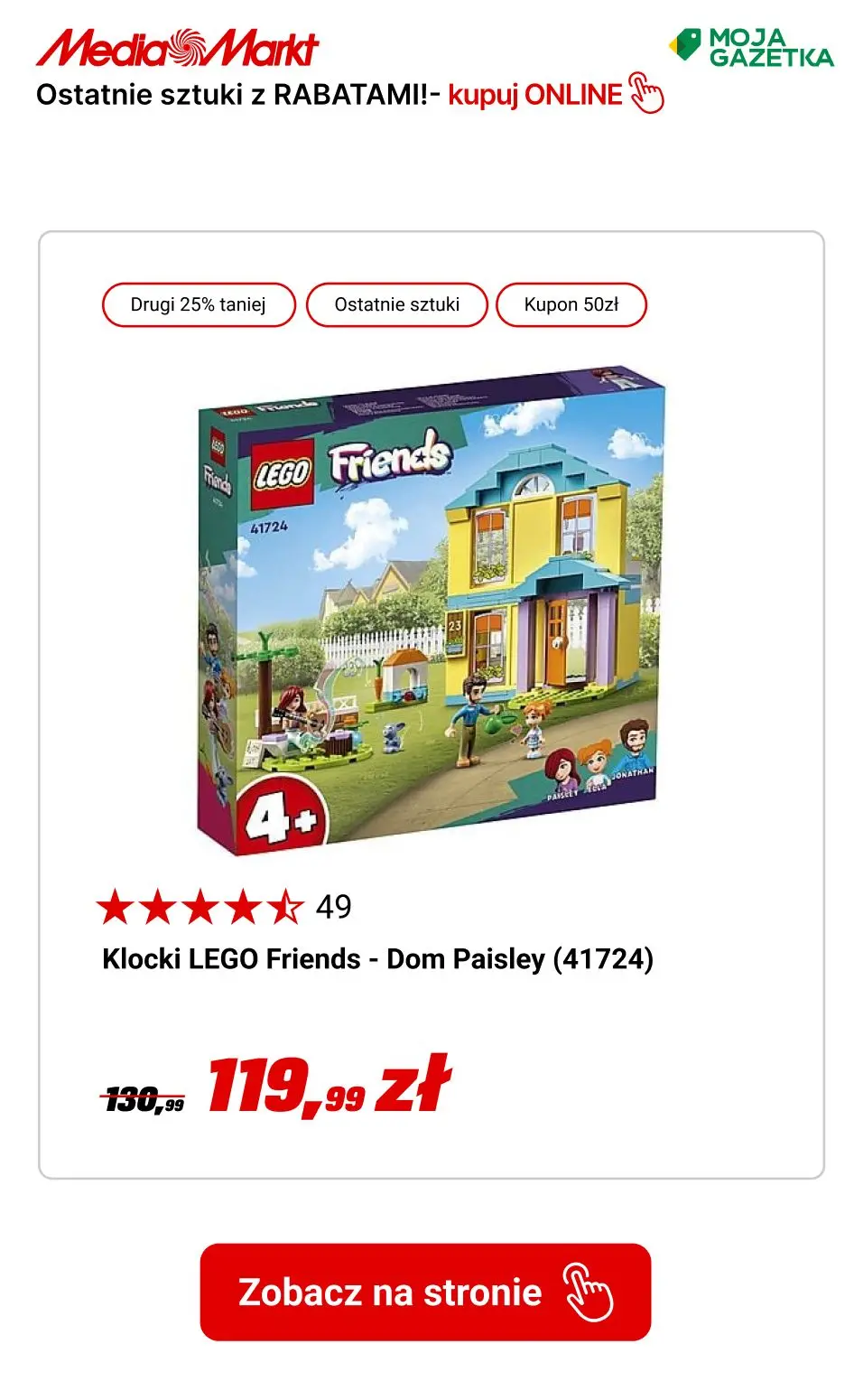 gazetka promocyjna Media Markt Ostatnie sztuki! RABATY do - 50%! - Strona 9