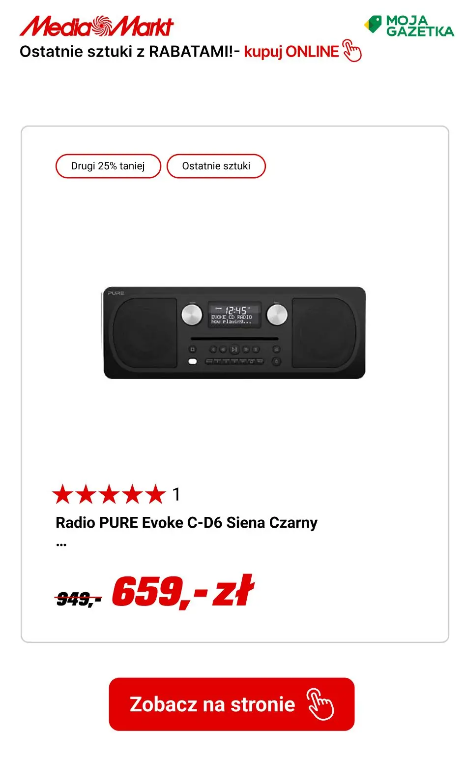 gazetka promocyjna Media Markt Ostatnie sztuki! RABATY do - 50%! - Strona 11