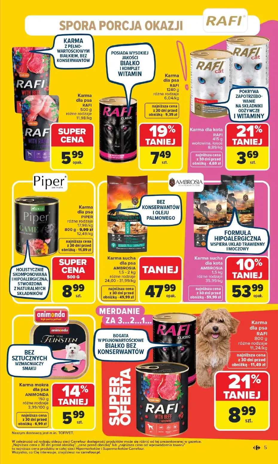 gazetka promocyjna Carrefour Pies i kot - Strona 5
