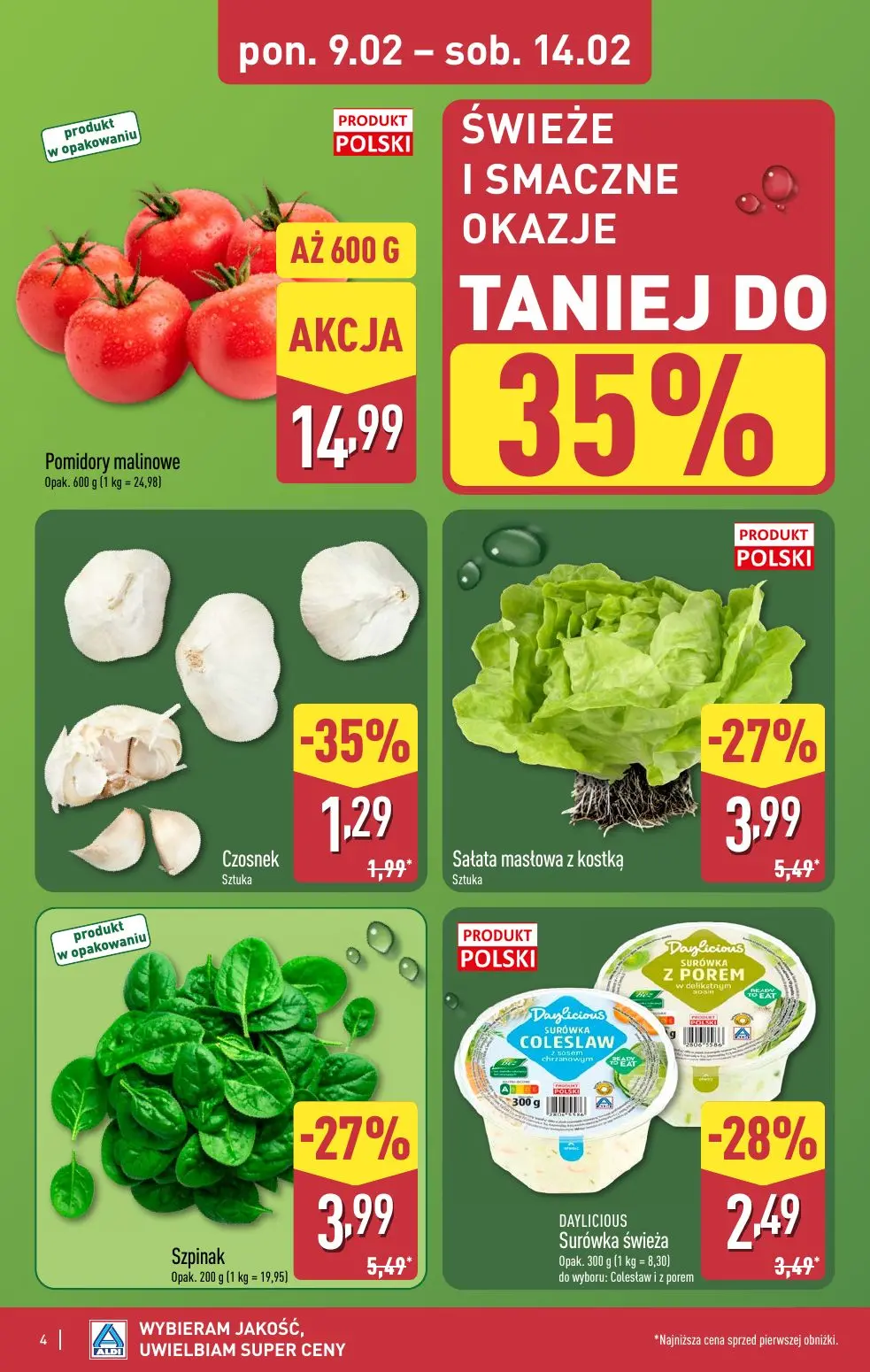 gazetka promocyjna ALDI Wybieram ALDI, bo jest tanio - Strona 4