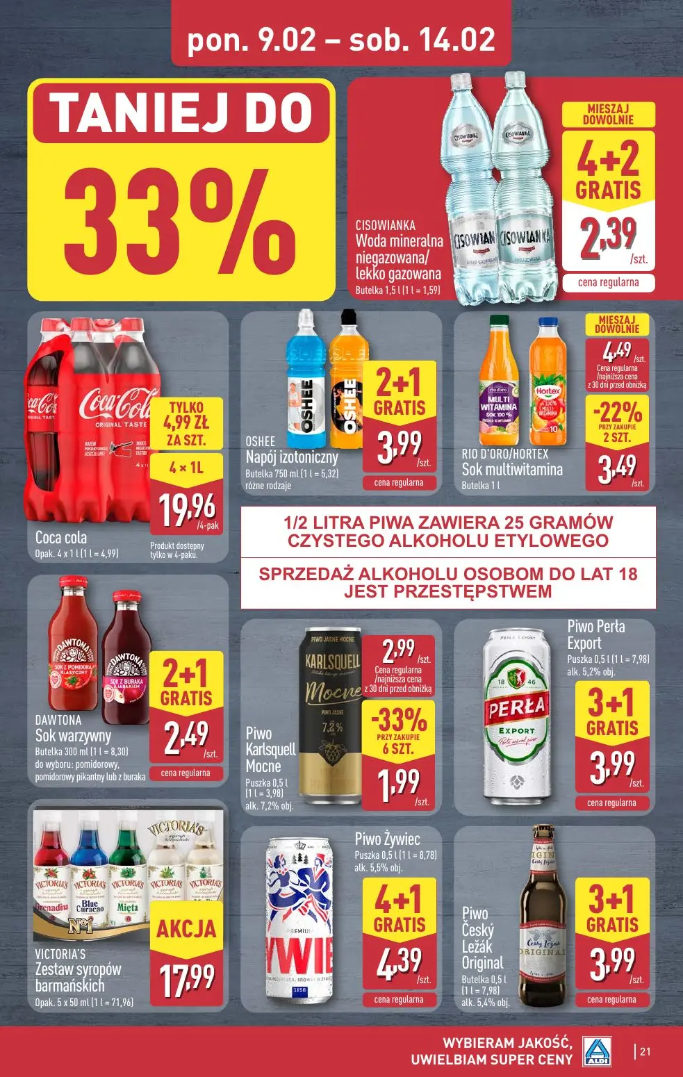 gazetka promocyjna ALDI Wybieram ALDI, bo jest tanio - Strona 21
