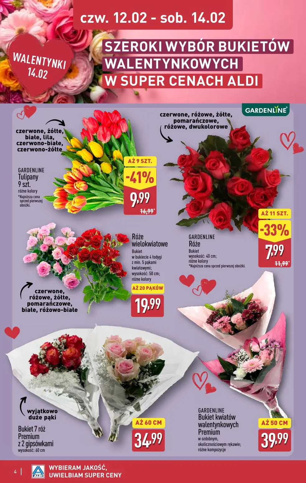 gazetka promocyjna ALDI Walentynki w super cenach Aldi - Strona 4