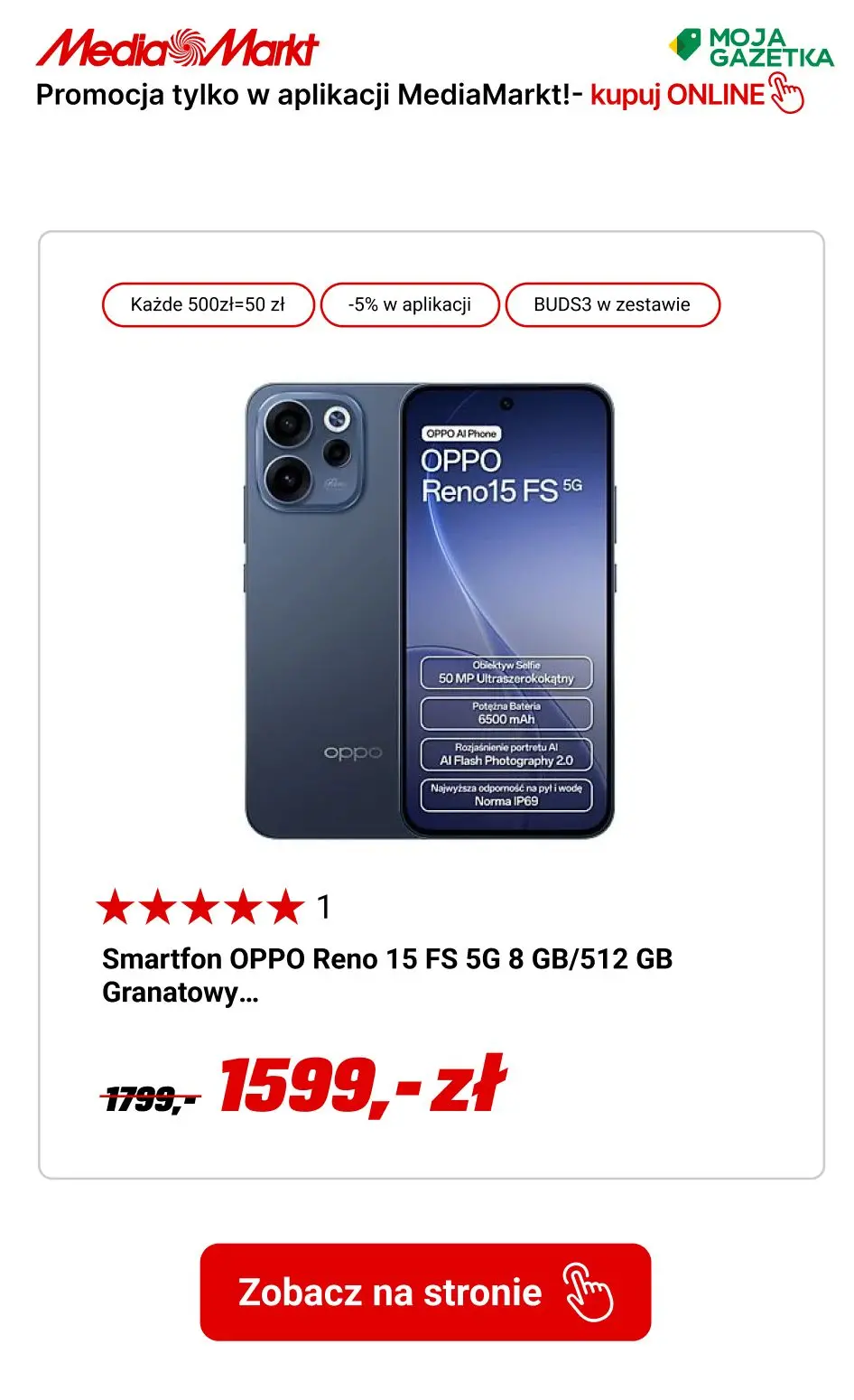gazetka promocyjna Media Markt Słodkie rabaty! Promocja tylko w aplikacji MediaMarkt! - Strona 3