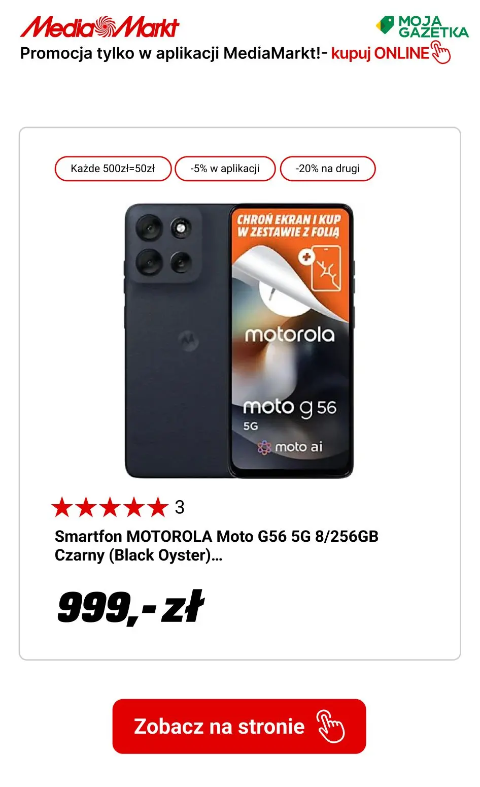 gazetka promocyjna Media Markt Słodkie rabaty! Promocja tylko w aplikacji MediaMarkt! - Strona 4