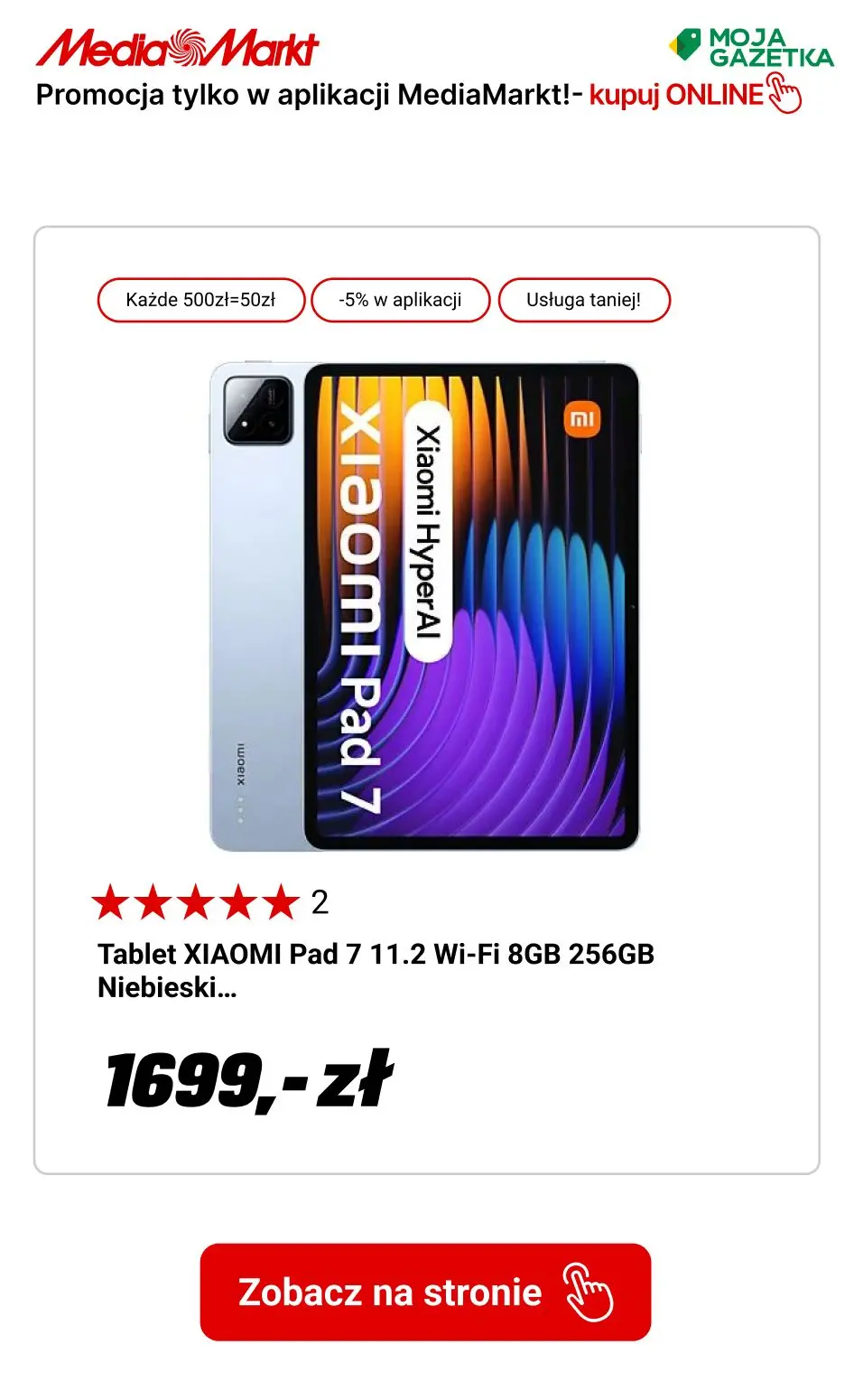 gazetka promocyjna Media Markt Słodkie rabaty! Promocja tylko w aplikacji MediaMarkt! - Strona 8
