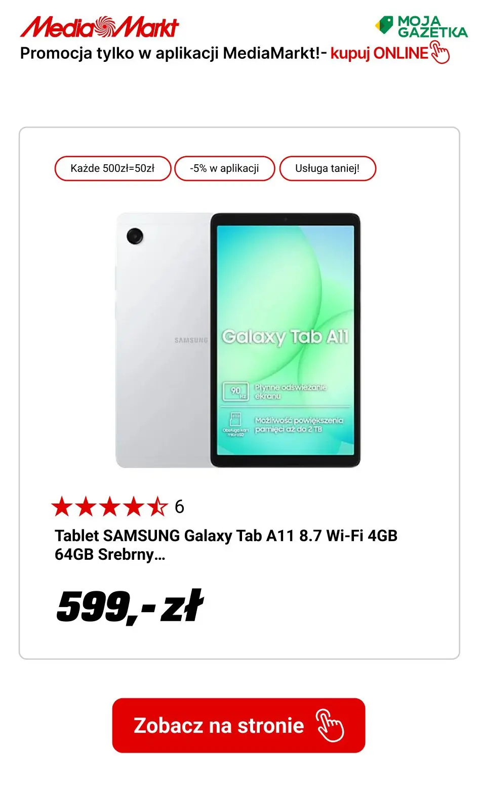 gazetka promocyjna Media Markt Słodkie rabaty! Promocja tylko w aplikacji MediaMarkt! - Strona 9