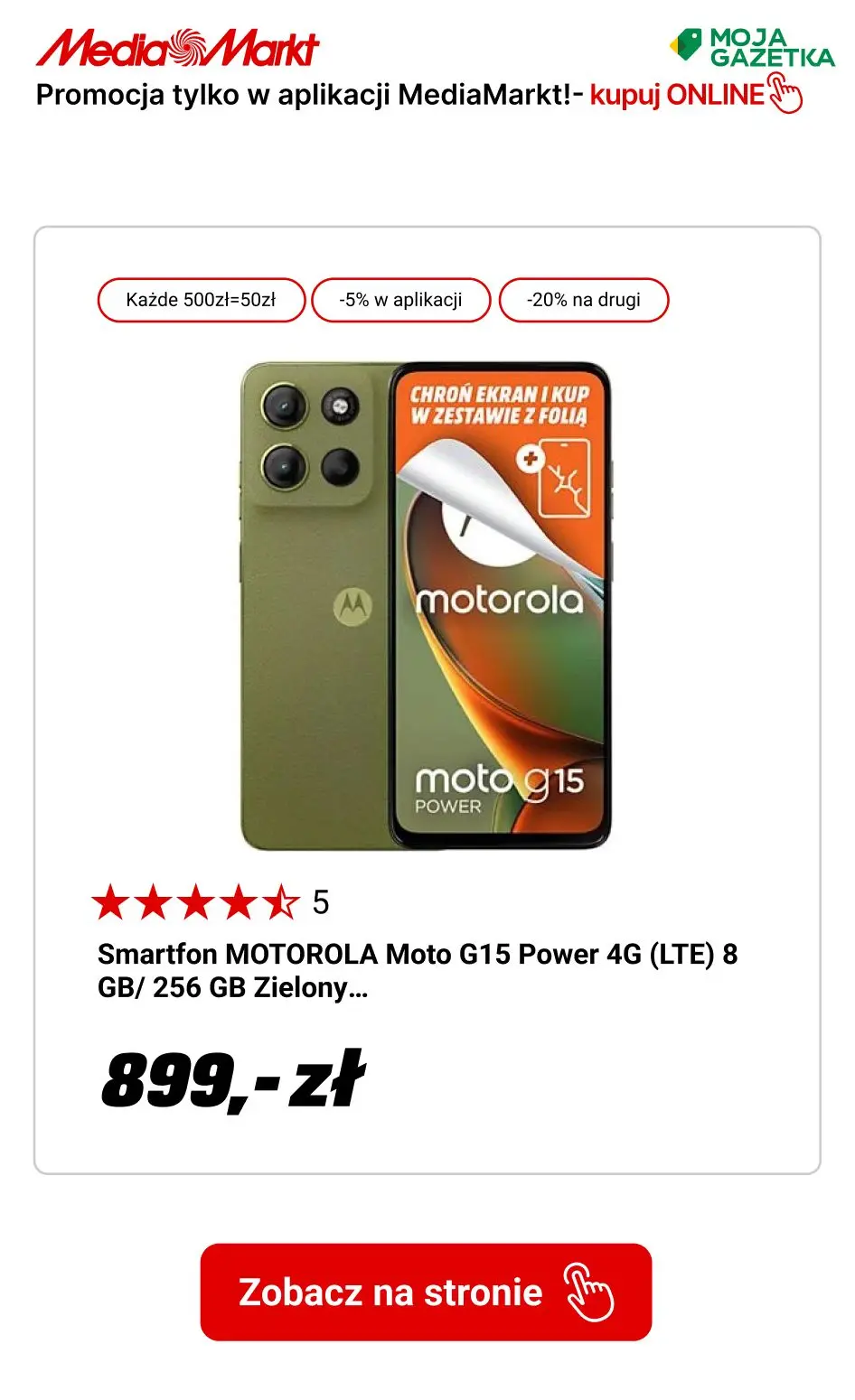 gazetka promocyjna Media Markt Słodkie rabaty! Promocja tylko w aplikacji MediaMarkt! - Strona 10