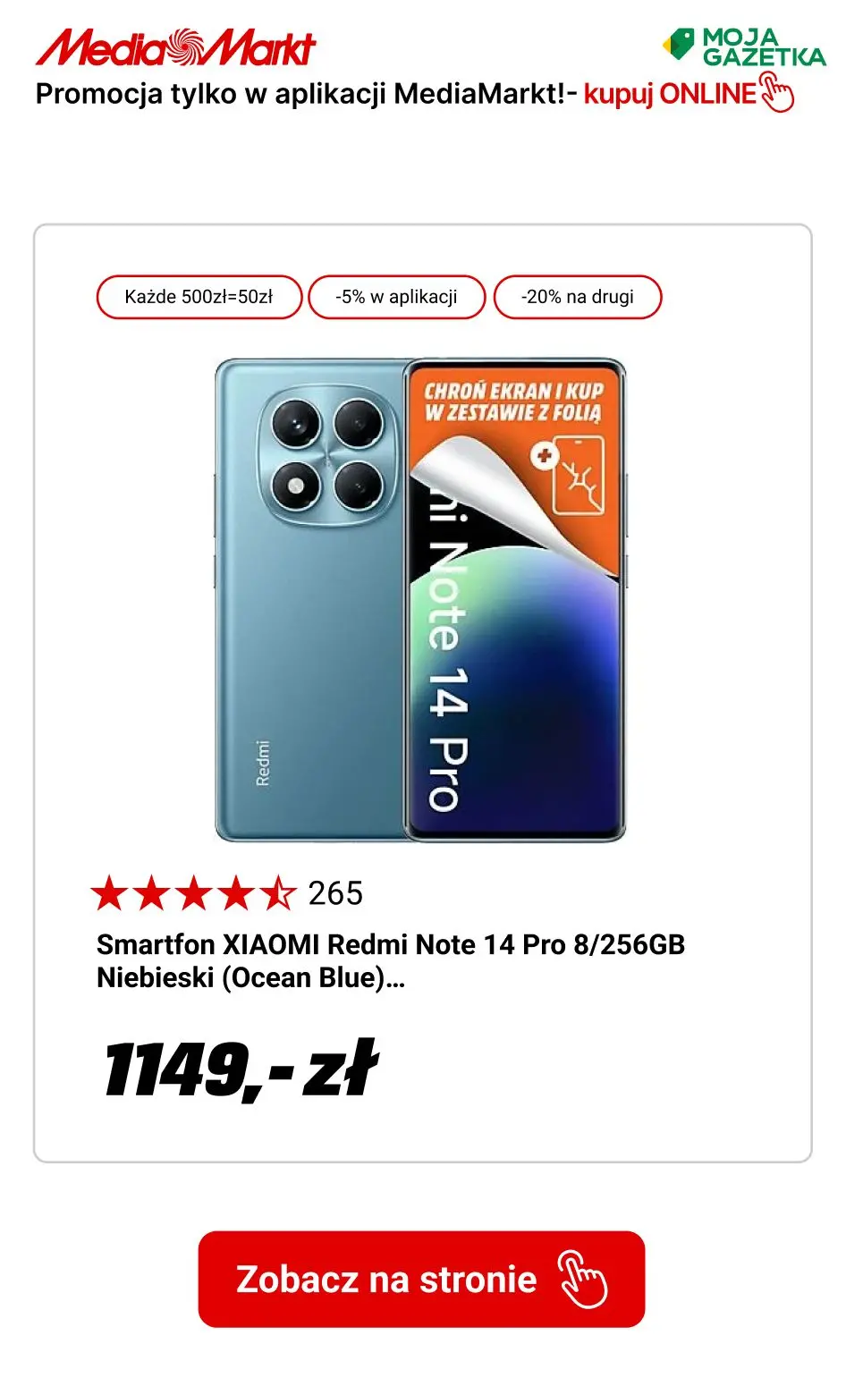 gazetka promocyjna Media Markt Słodkie rabaty! Promocja tylko w aplikacji MediaMarkt! - Strona 11