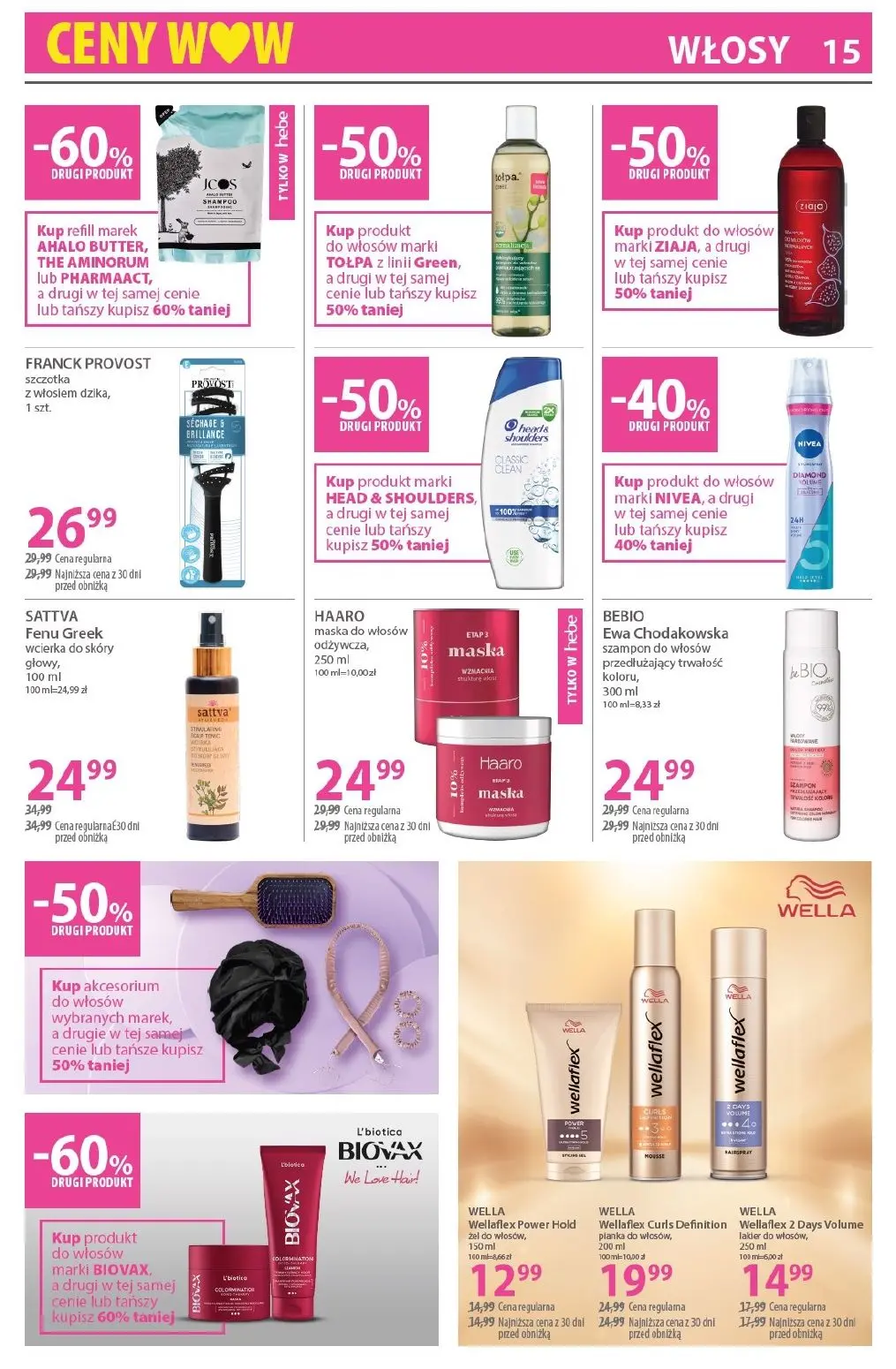 gazetka promocyjna hebe Zawsze w niskiej cenie - Strona 15