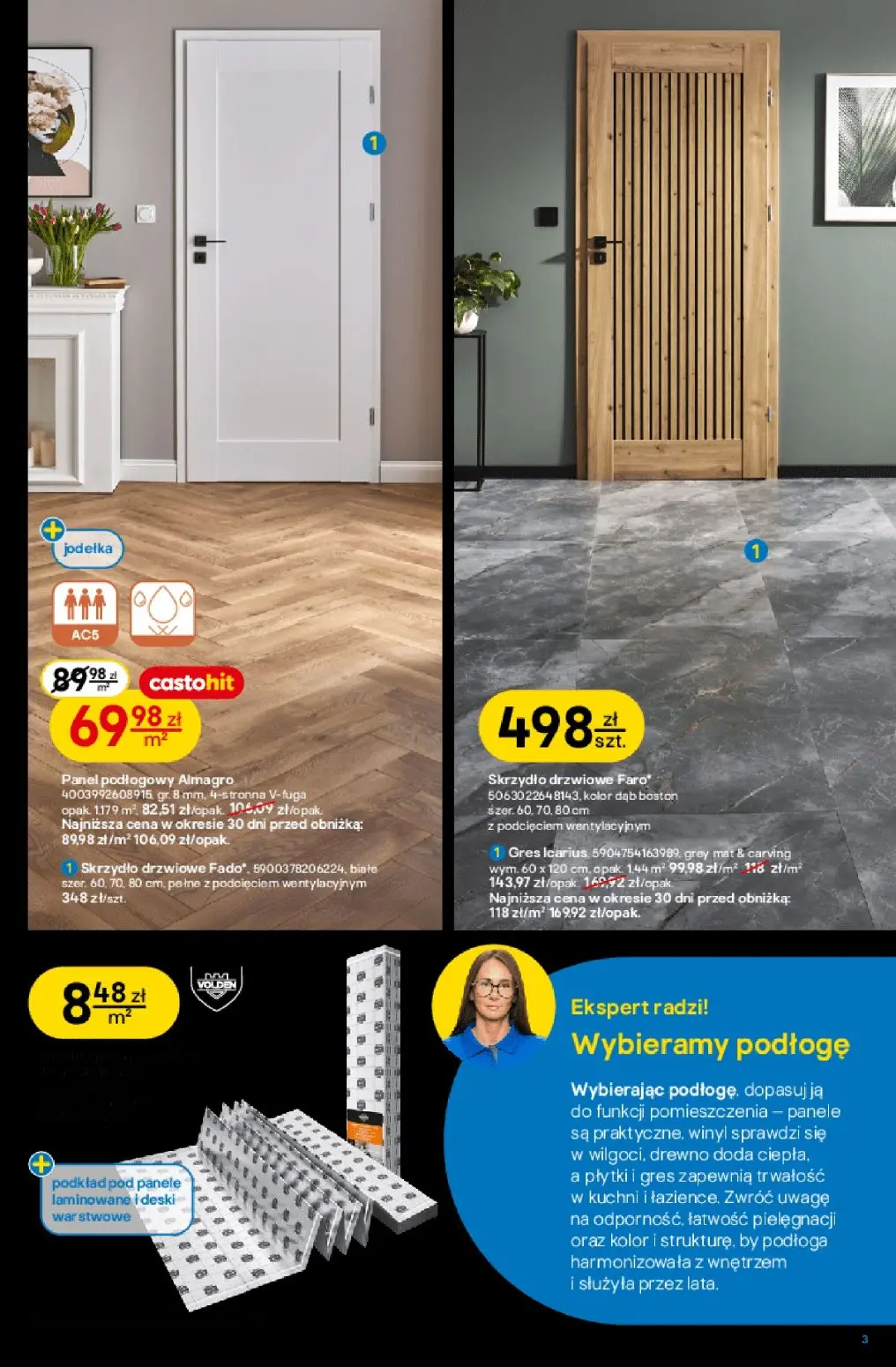 gazetka promocyjna castorama W teorii drzwi i podłogi - Strona 3