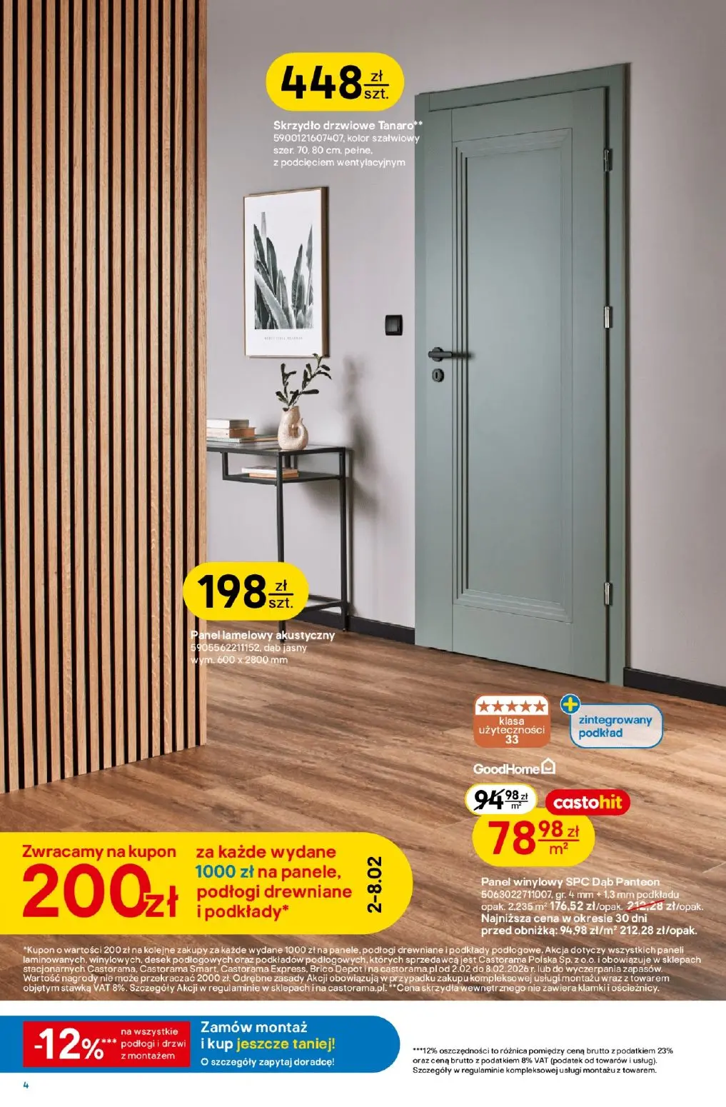 gazetka promocyjna castorama W teorii drzwi i podłogi - Strona 4