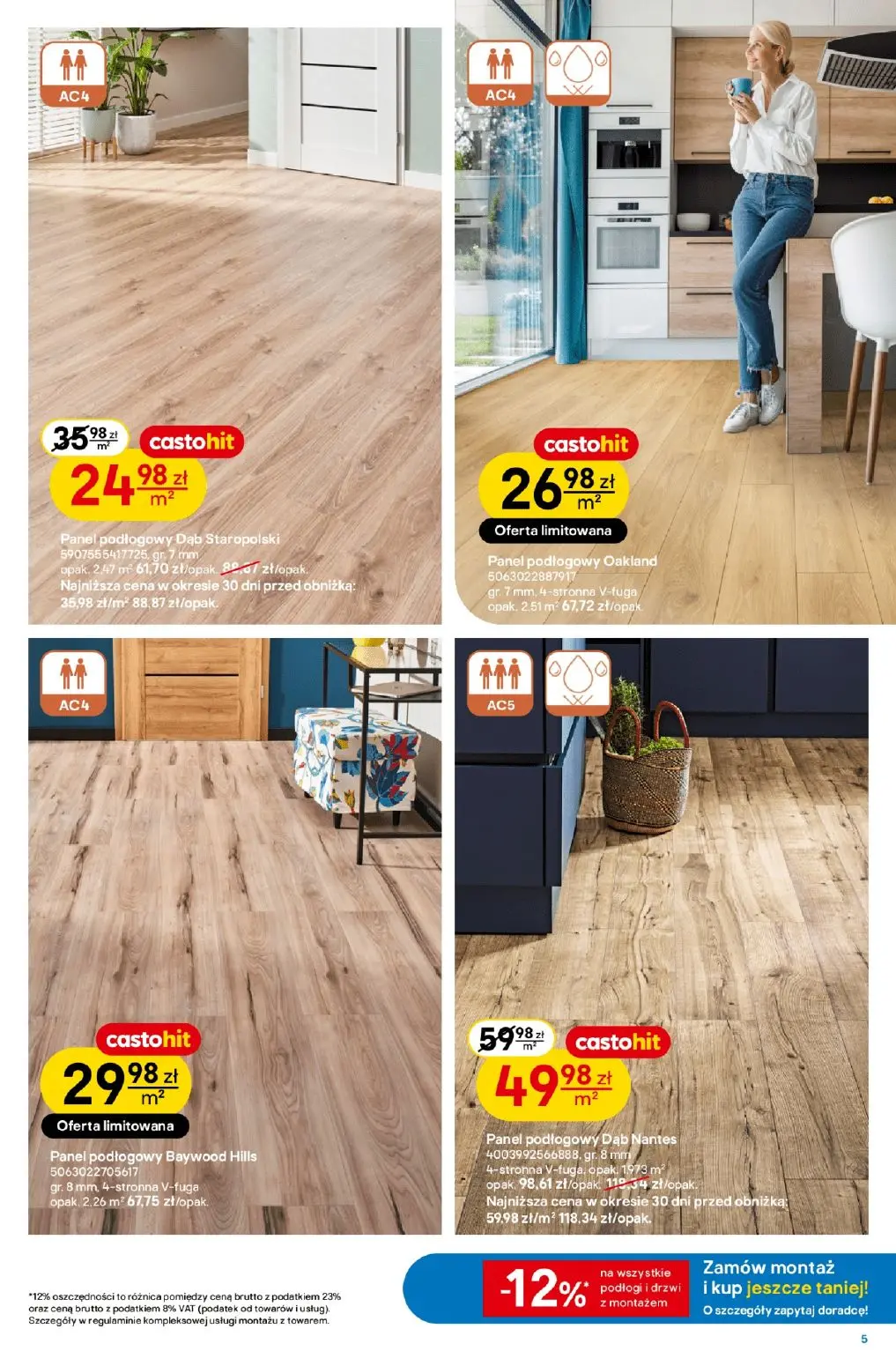 gazetka promocyjna castorama W teorii drzwi i podłogi - Strona 5