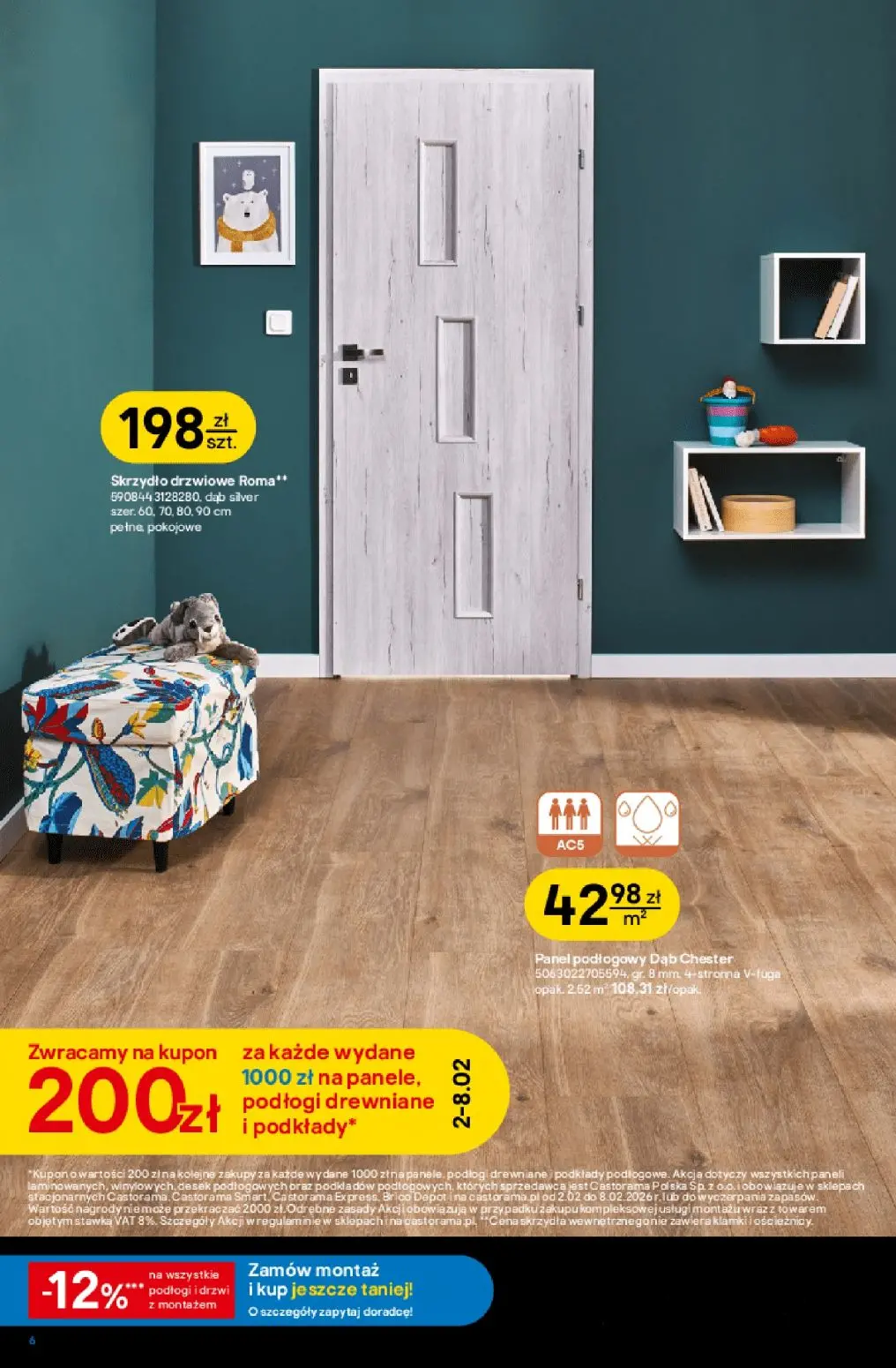 gazetka promocyjna castorama W teorii drzwi i podłogi - Strona 6