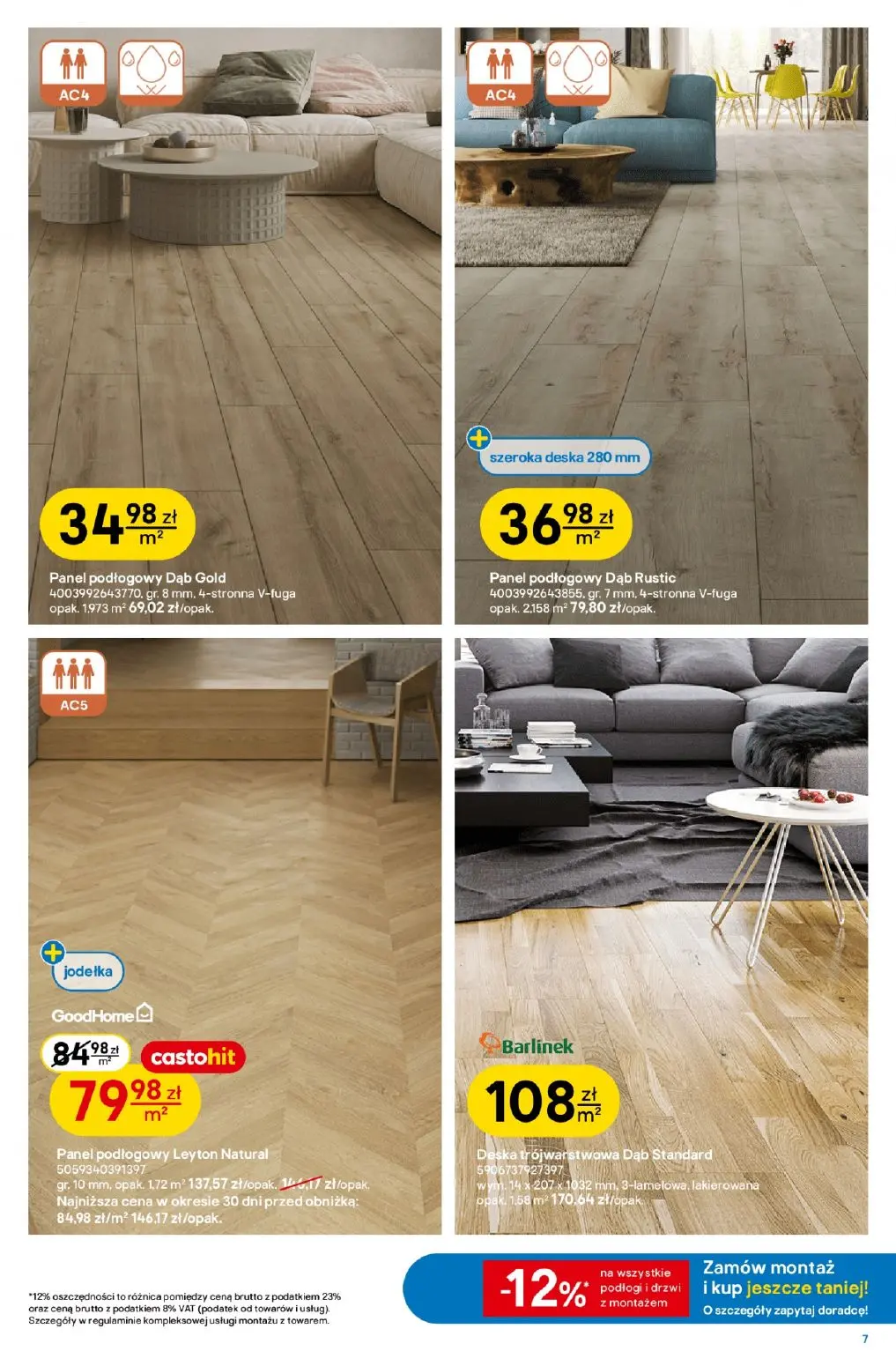 gazetka promocyjna castorama W teorii drzwi i podłogi - Strona 7