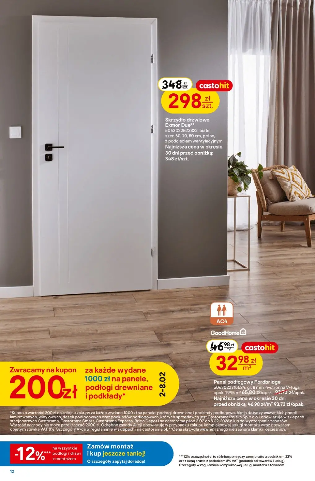 gazetka promocyjna castorama W teorii drzwi i podłogi - Strona 12