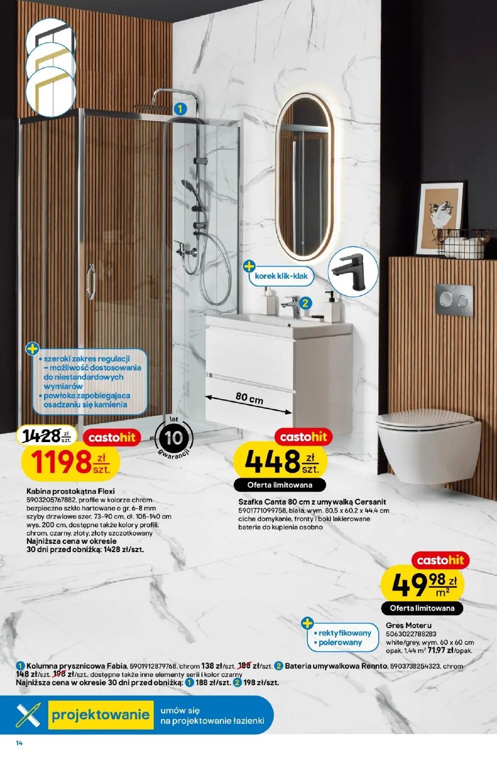 gazetka promocyjna castorama W teorii drzwi i podłogi - Strona 14