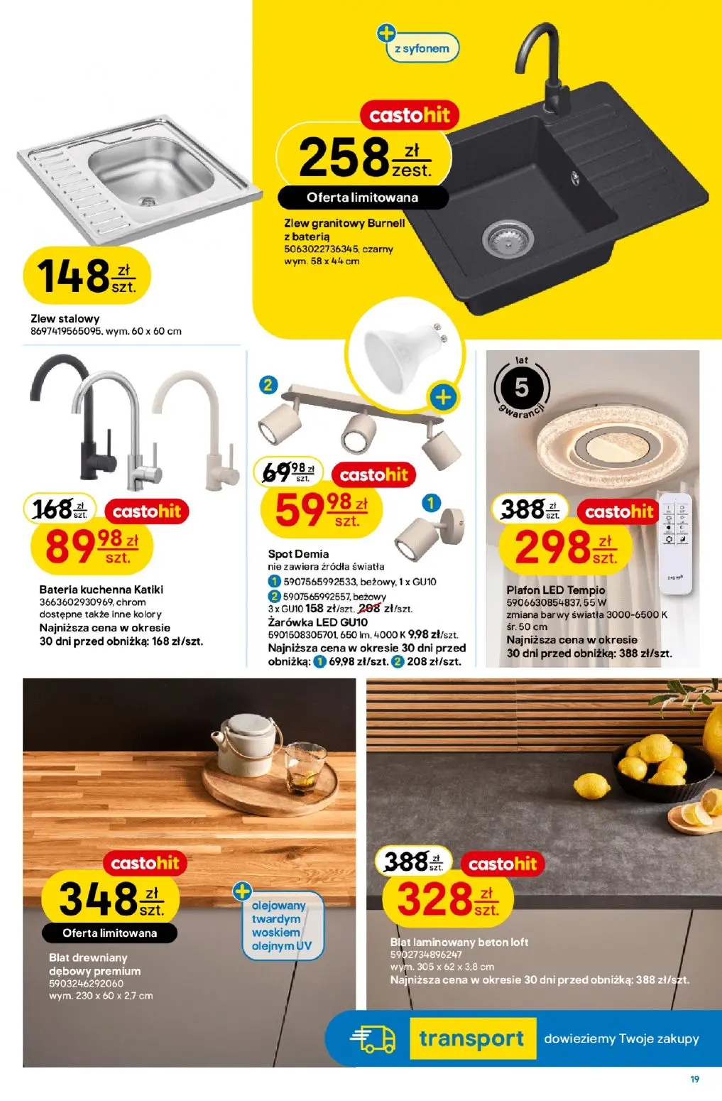 gazetka promocyjna castorama W teorii drzwi i podłogi - Strona 19