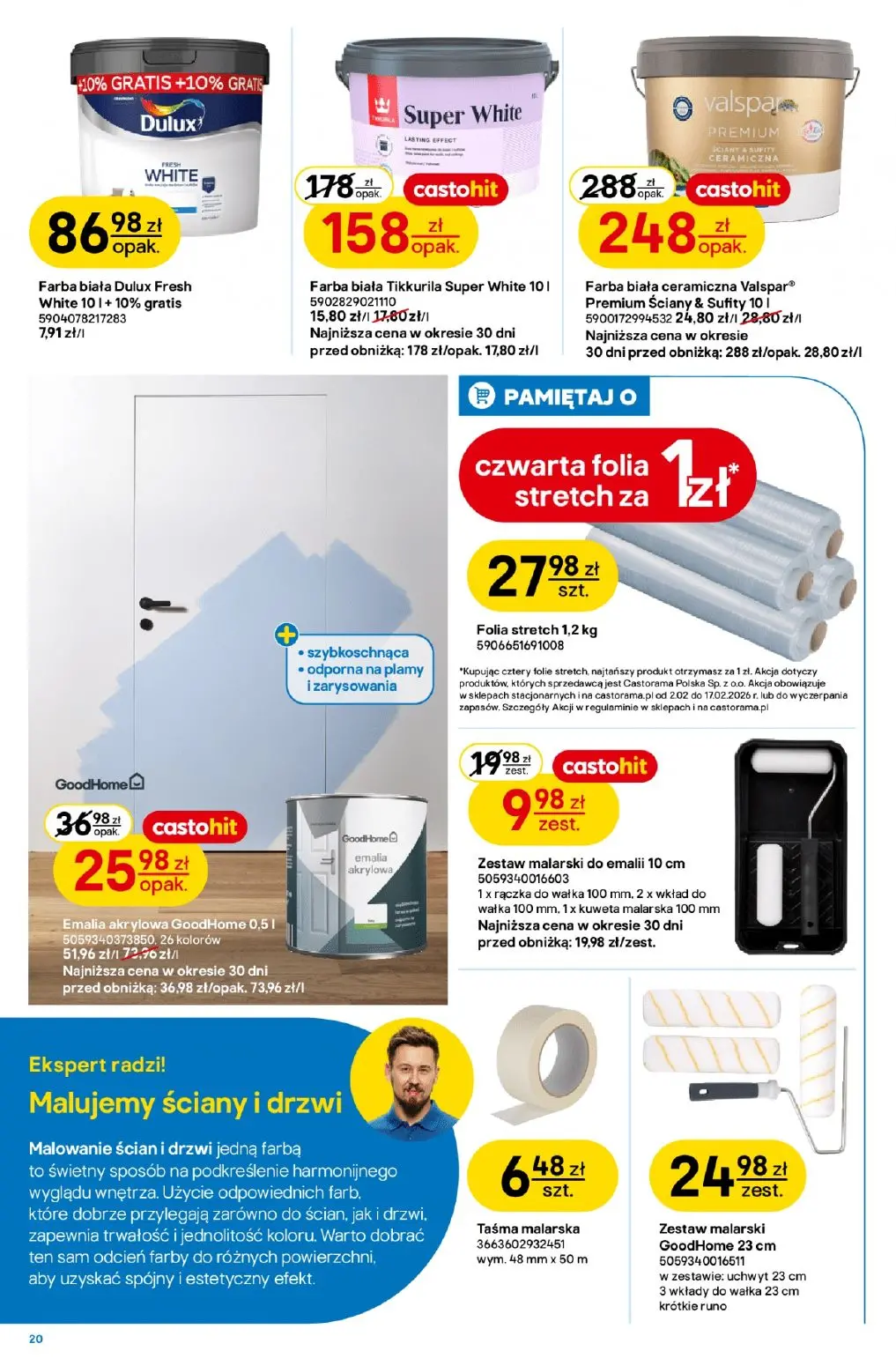 gazetka promocyjna castorama W teorii drzwi i podłogi - Strona 20