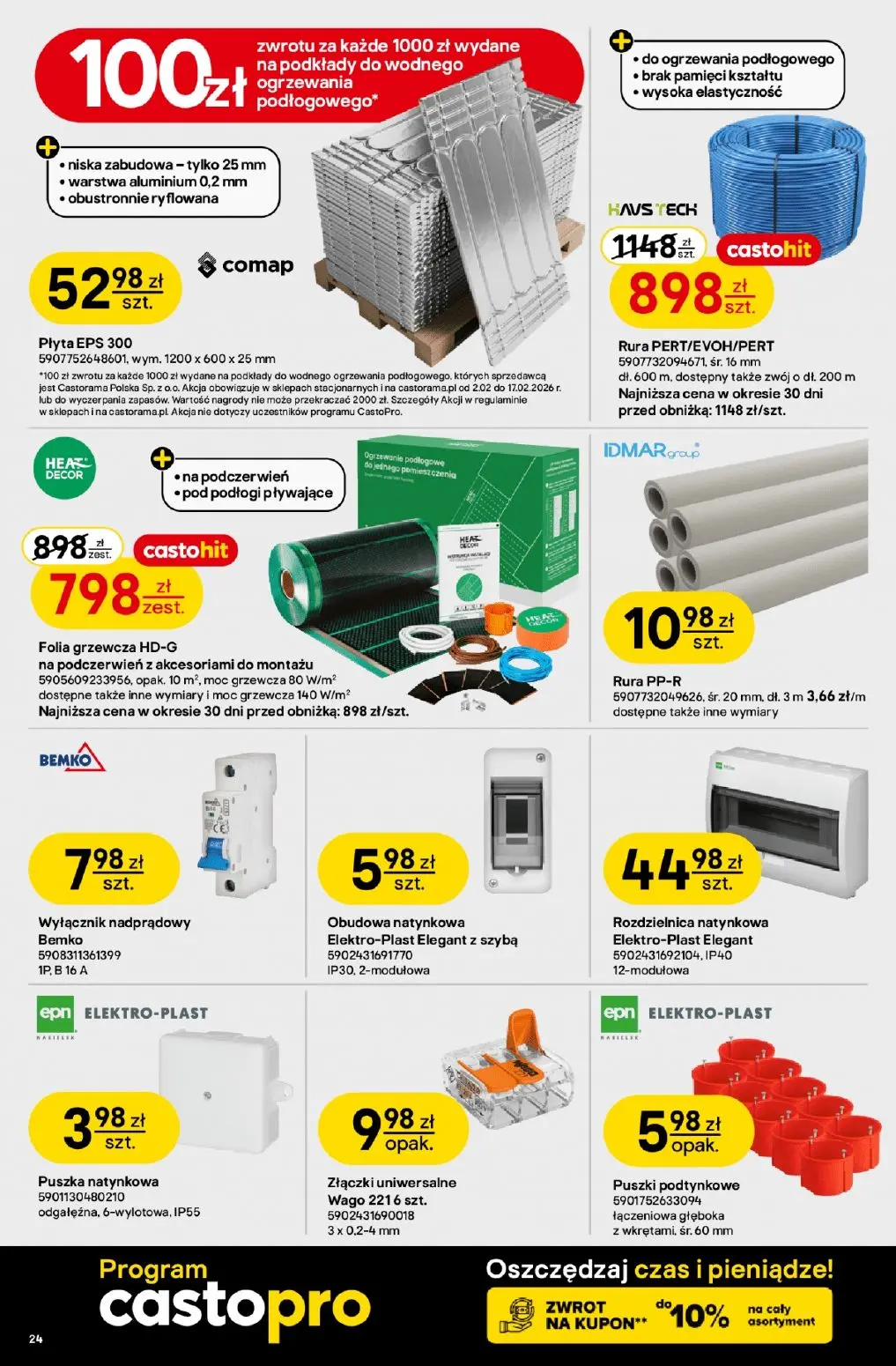 gazetka promocyjna castorama W teorii drzwi i podłogi - Strona 24