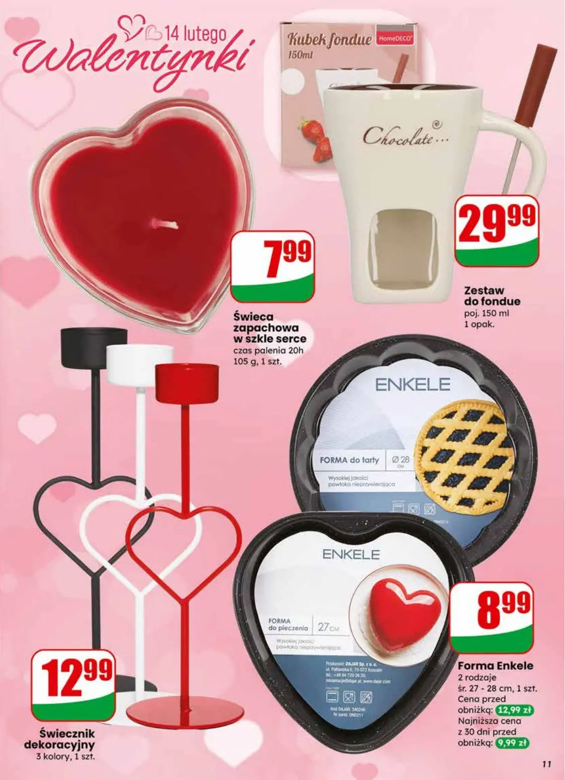 gazetka promocyjna dino Walentynki i Tłusty Czwartek - Strona 11