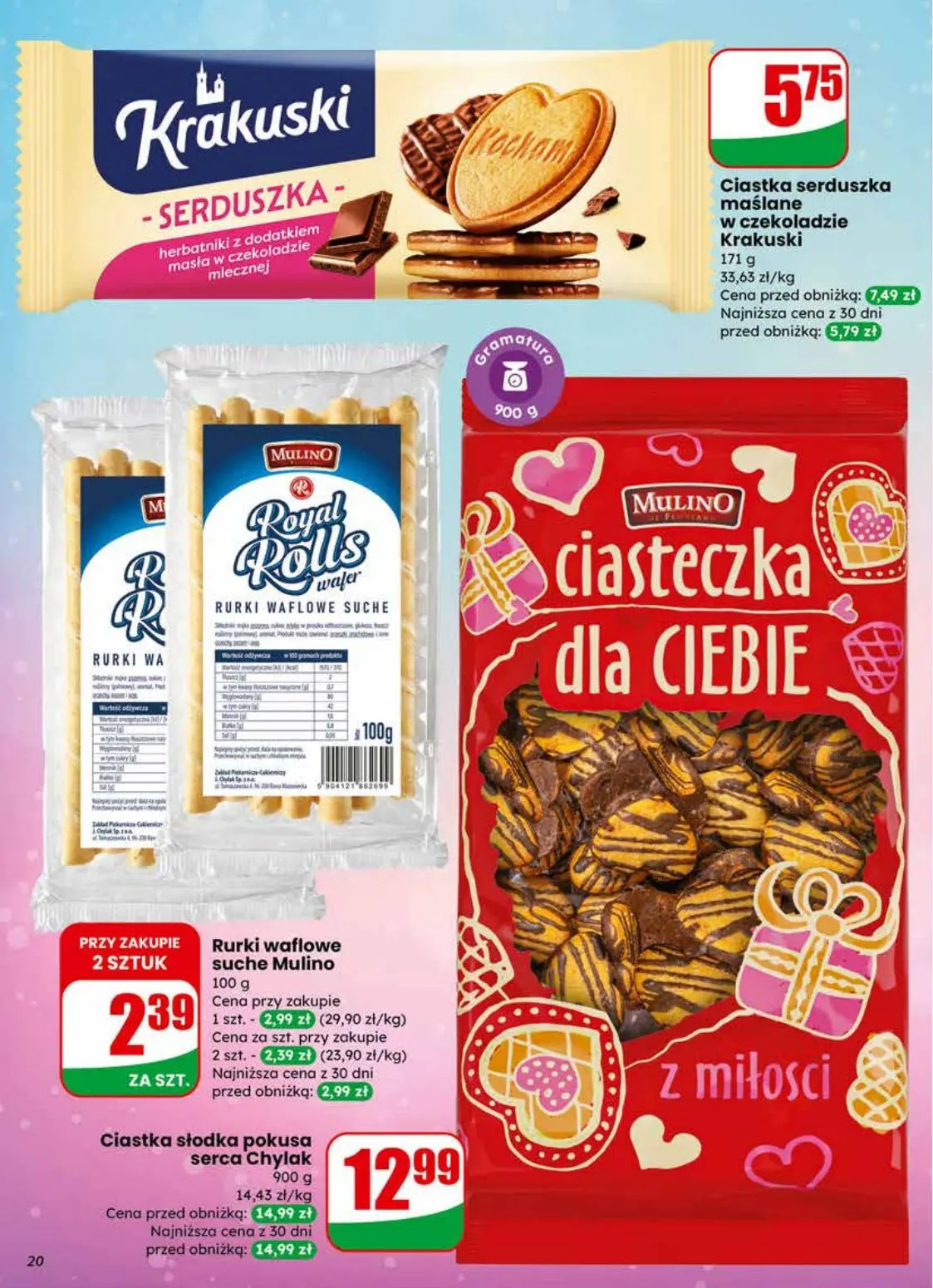 gazetka promocyjna dino Walentynki i Tłusty Czwartek - Strona 20