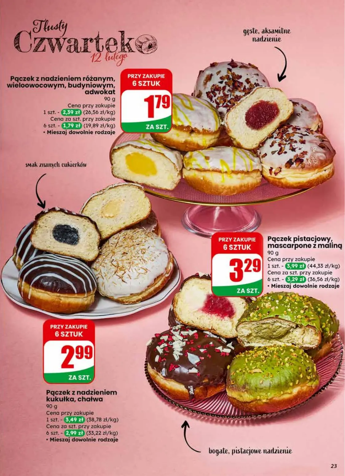 gazetka promocyjna dino Walentynki i Tłusty Czwartek - Strona 23