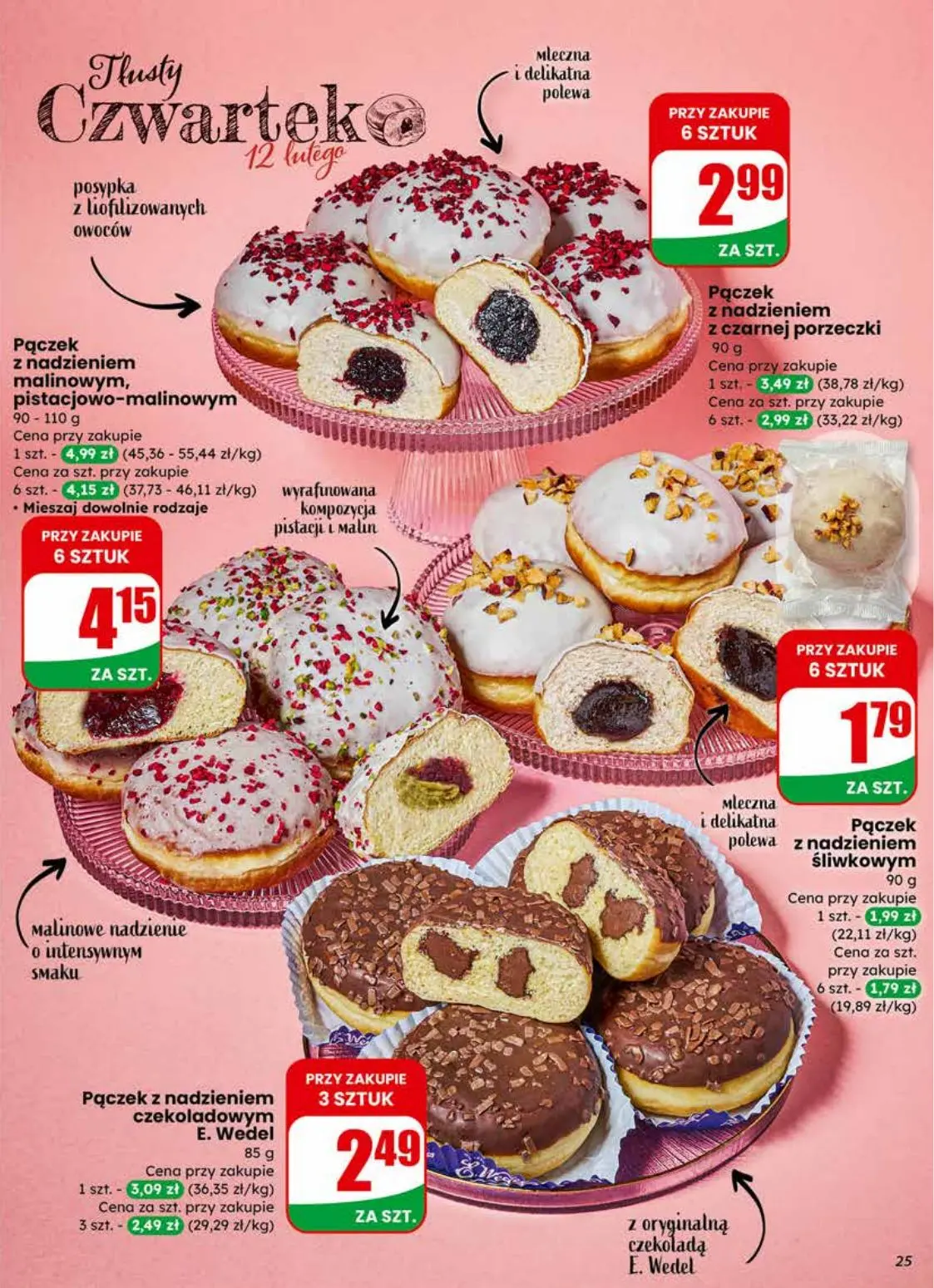 gazetka promocyjna dino Walentynki i Tłusty Czwartek - Strona 25