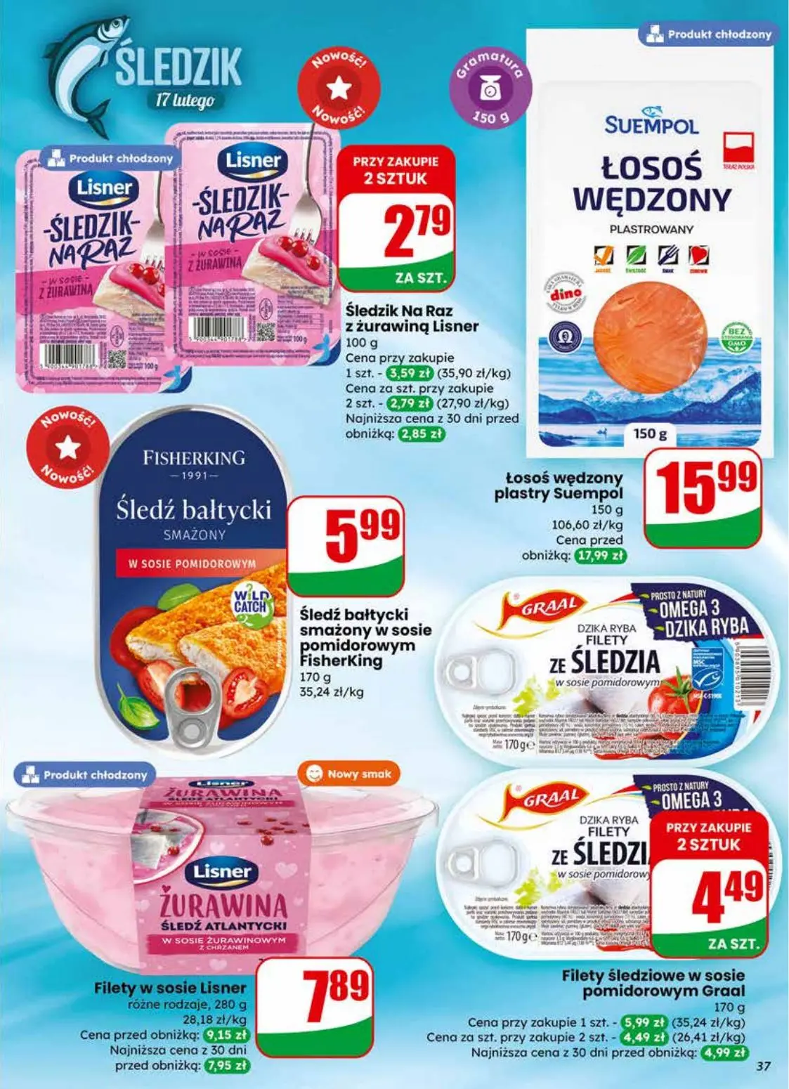 gazetka promocyjna dino Walentynki i Tłusty Czwartek - Strona 37