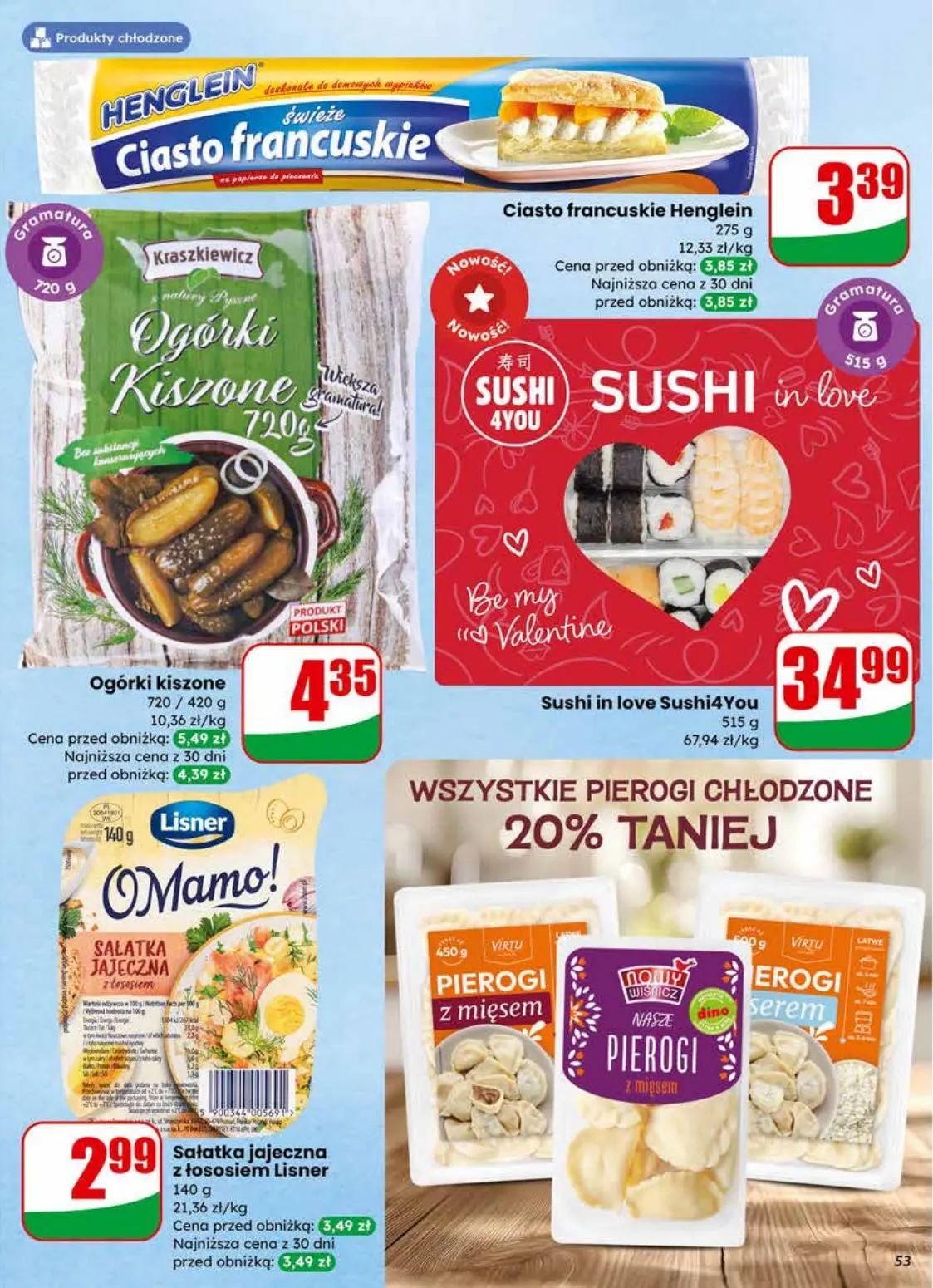 gazetka promocyjna dino Walentynki i Tłusty Czwartek - Strona 53
