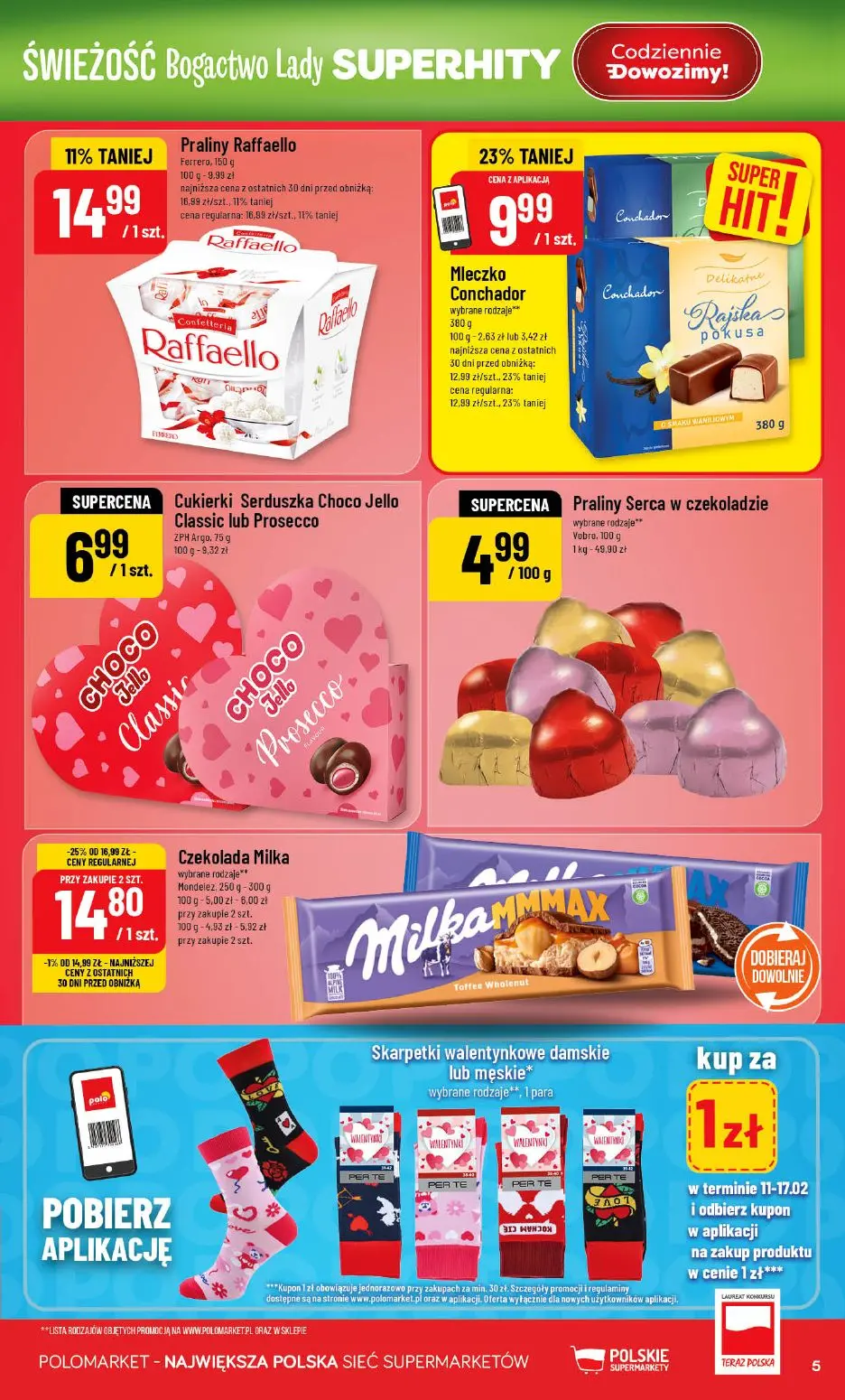 gazetka promocyjna POLOmarket Walentynkowy tłusty czwartek - Strona 5