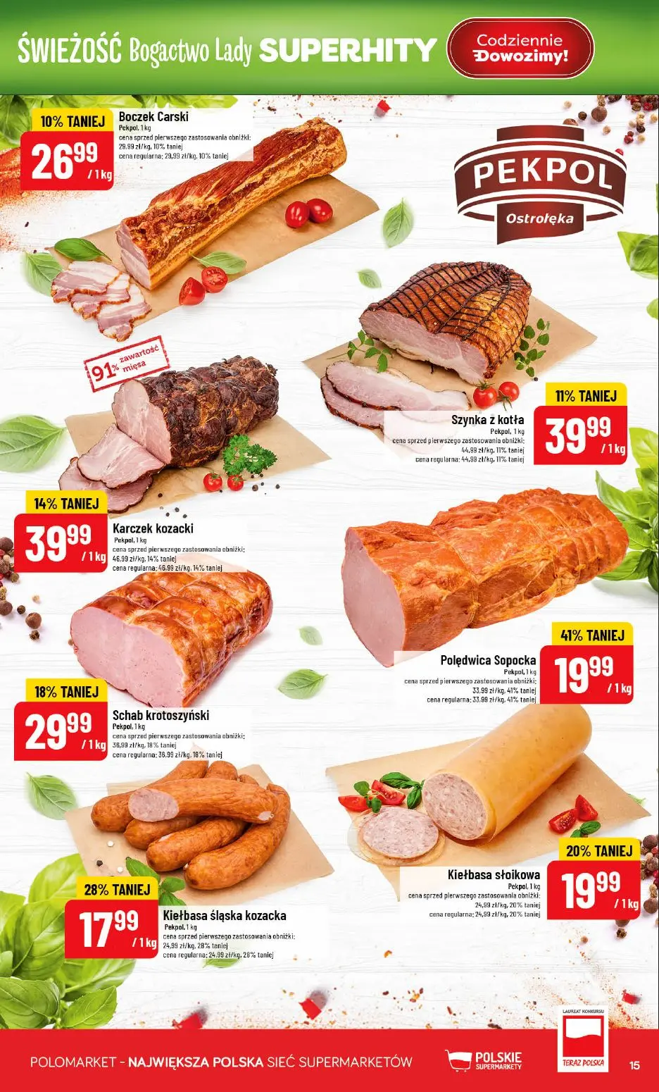 gazetka promocyjna POLOmarket Walentynkowy tłusty czwartek - Strona 15