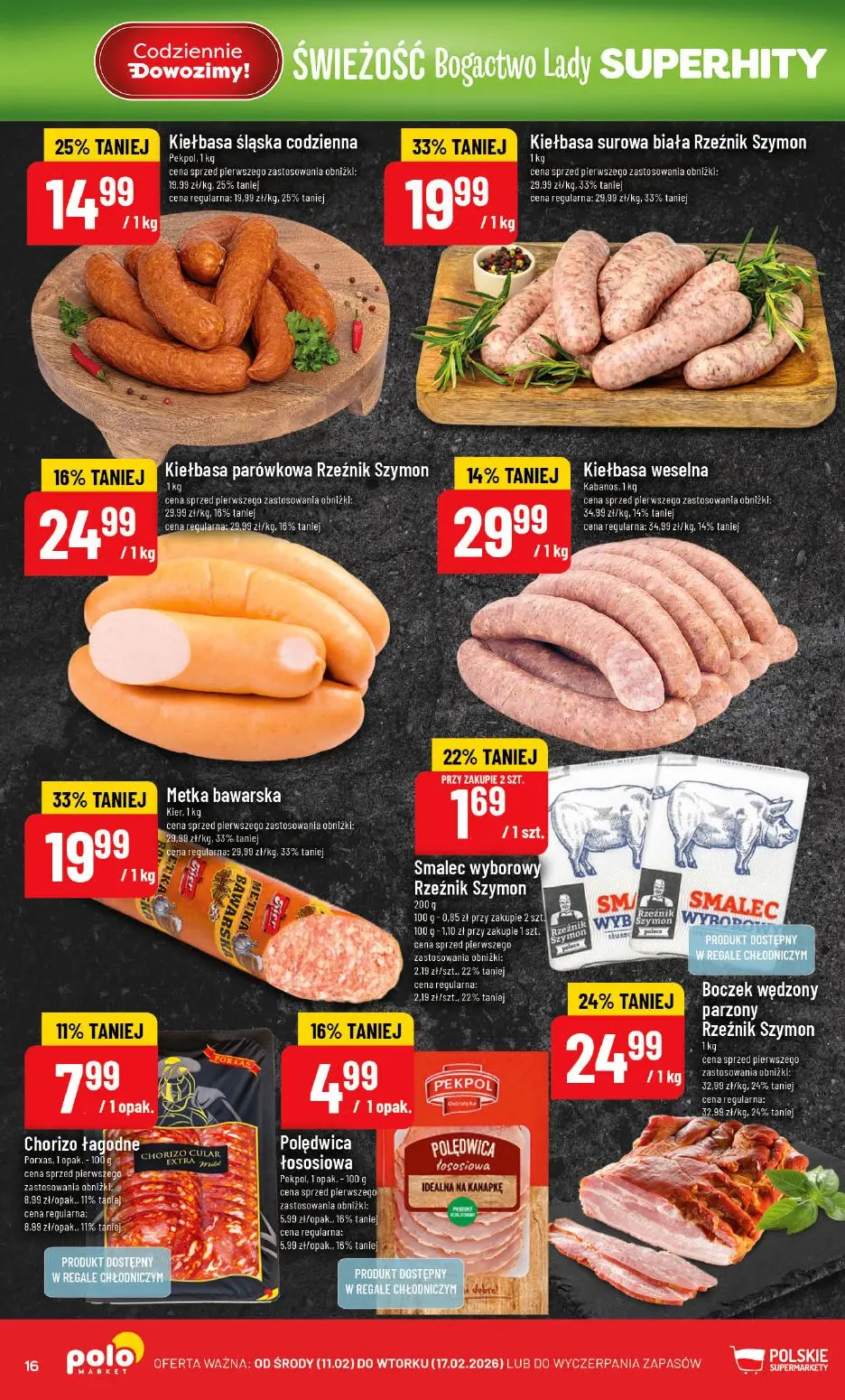 gazetka promocyjna POLOmarket Walentynkowy tłusty czwartek - Strona 16