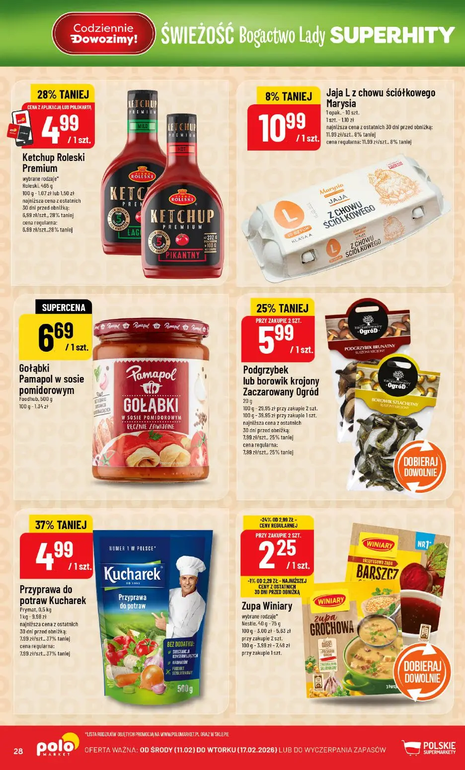 gazetka promocyjna POLOmarket Walentynkowy tłusty czwartek - Strona 28
