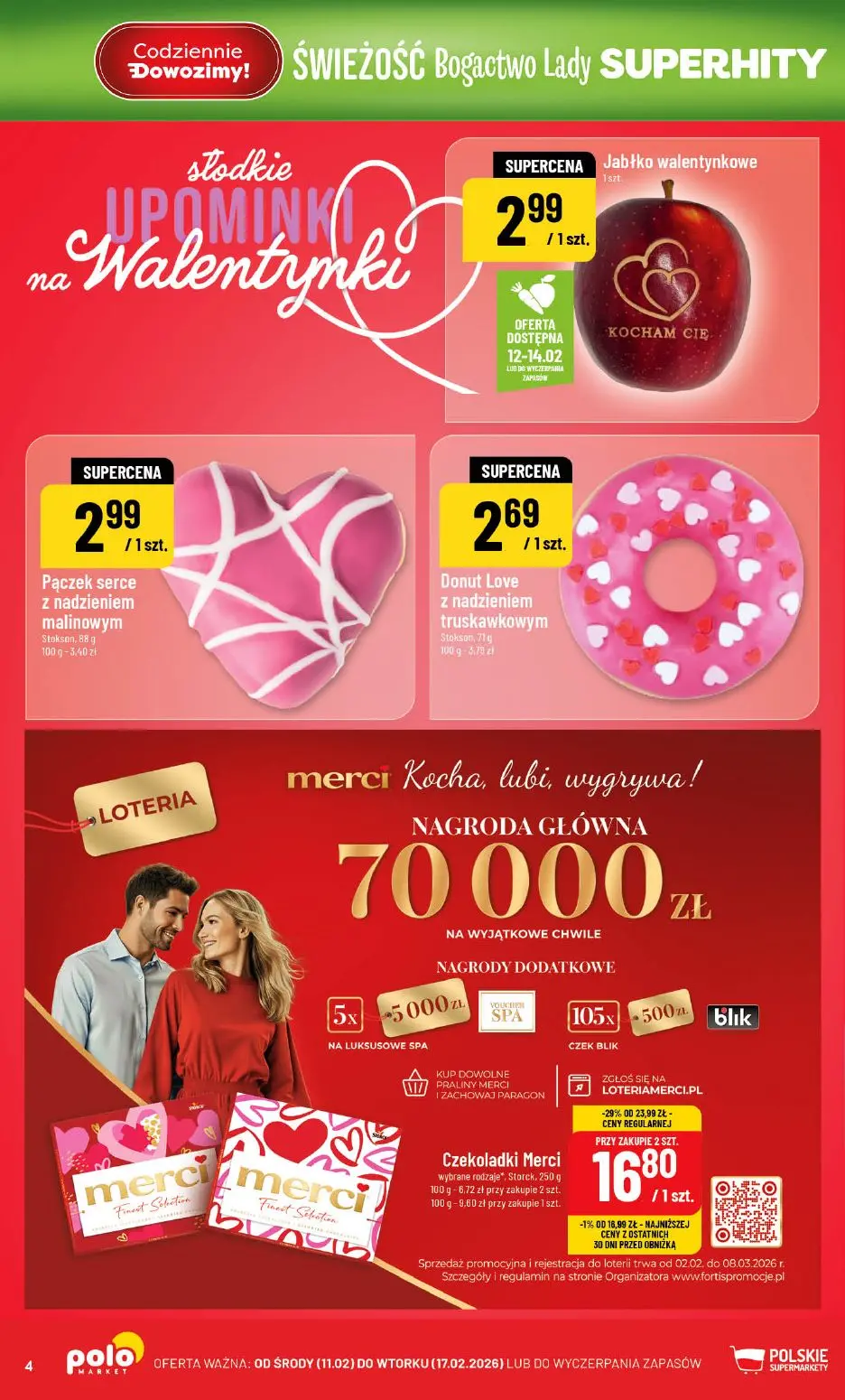 gazetka promocyjna POLOmarket Walentynkowy tłusty czwartek - Strona 4