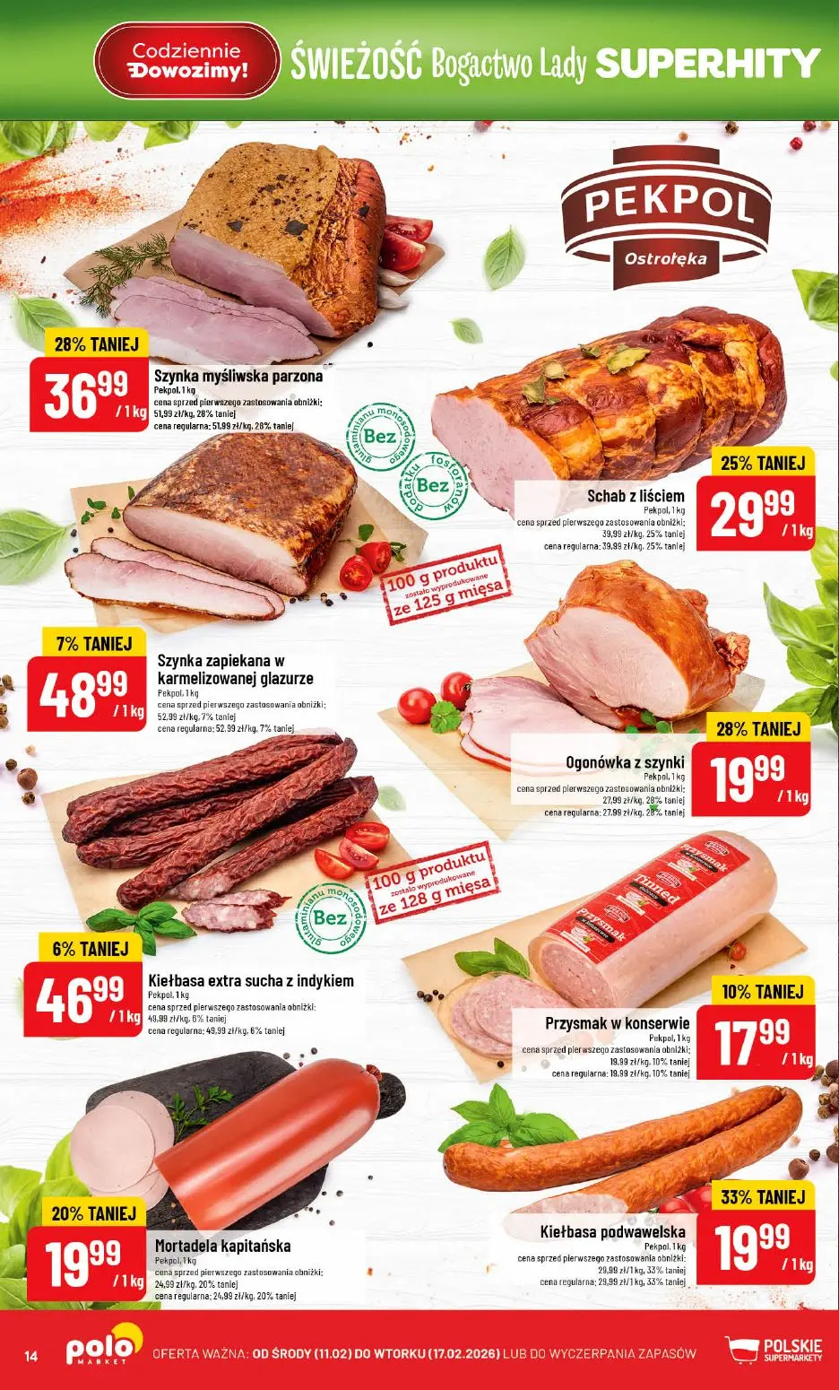 gazetka promocyjna POLOmarket Walentynkowy tłusty czwartek - Strona 14