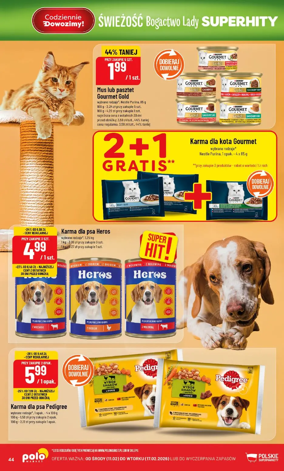 gazetka promocyjna POLOmarket Walentynkowy tłusty czwartek - Strona 44