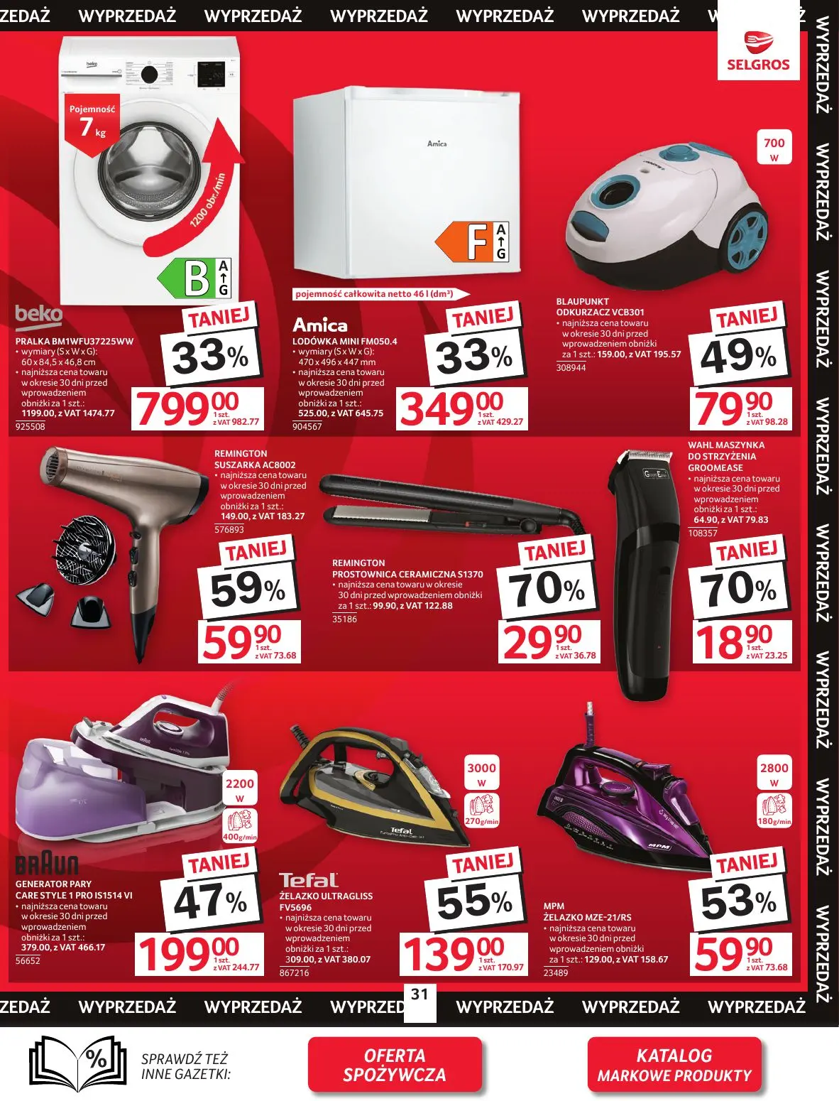 gazetka promocyjna SELGROS Oferta Przemysłowa
 - Strona 33