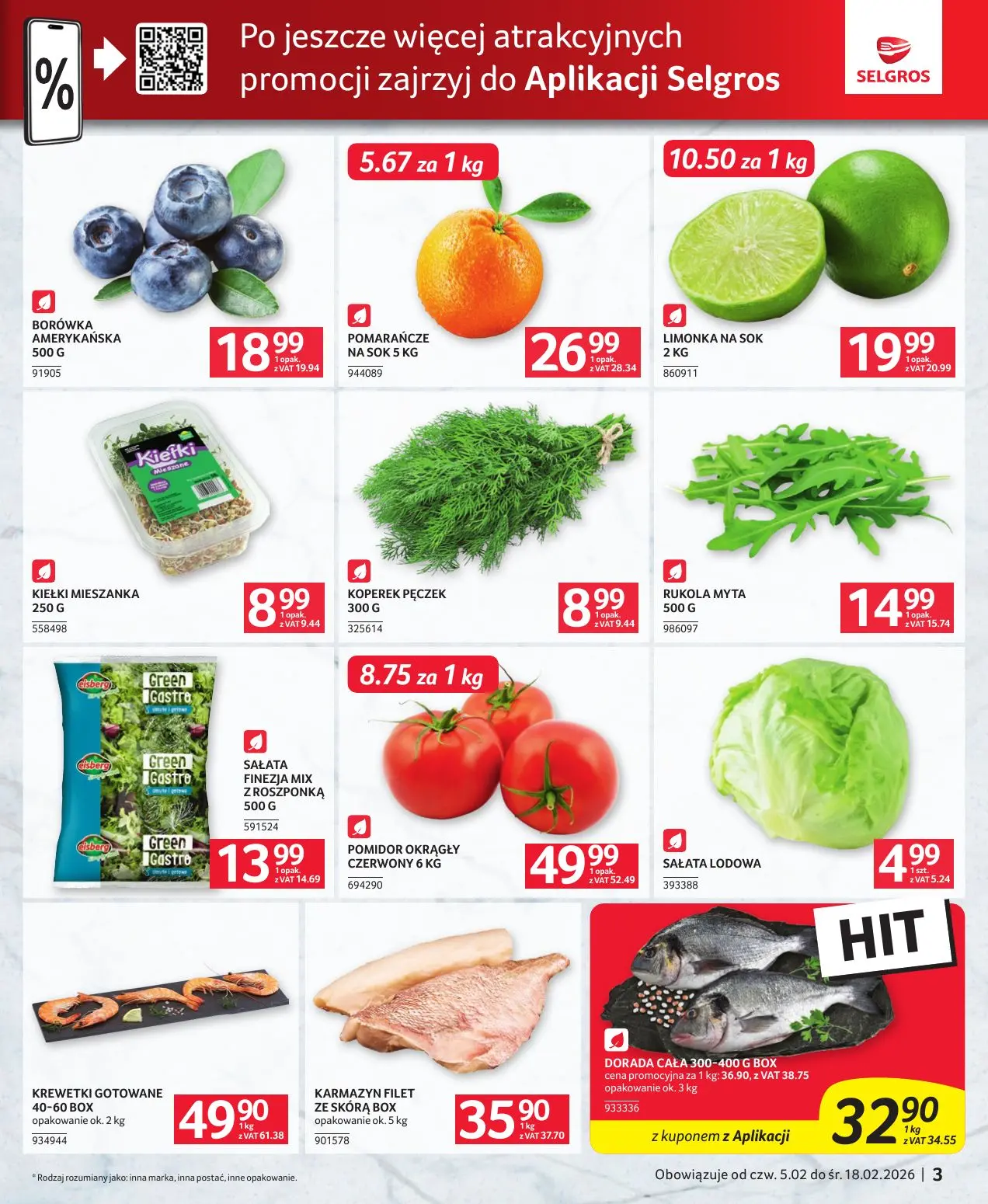 gazetka promocyjna SELGROS Oferta dla gastronomii - Strona 3