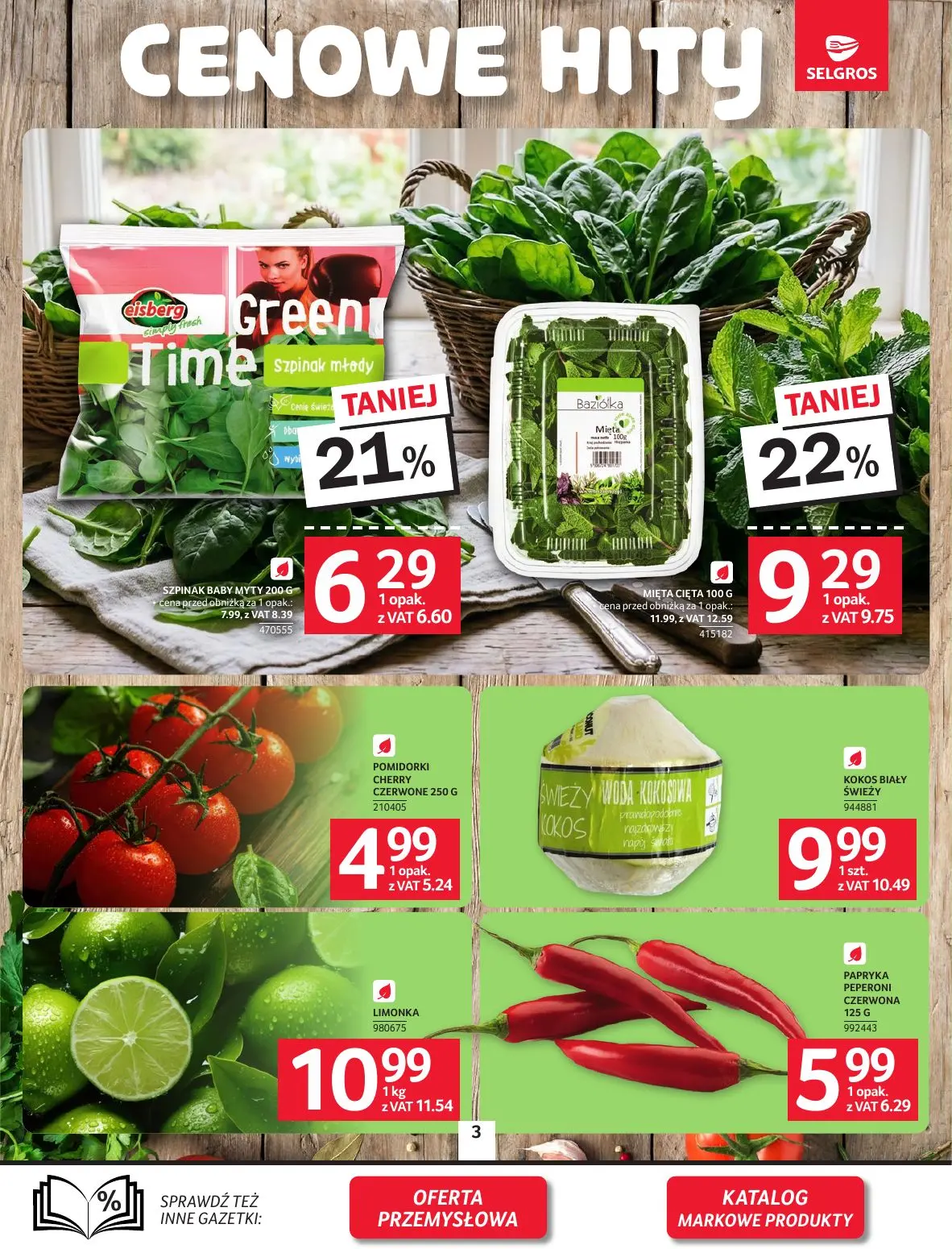 gazetka promocyjna SELGROS Oferta Spożywcza - Strona 3