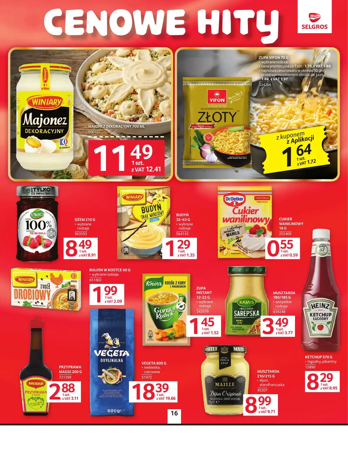 gazetka promocyjna SELGROS Oferta Spożywcza - Strona 16