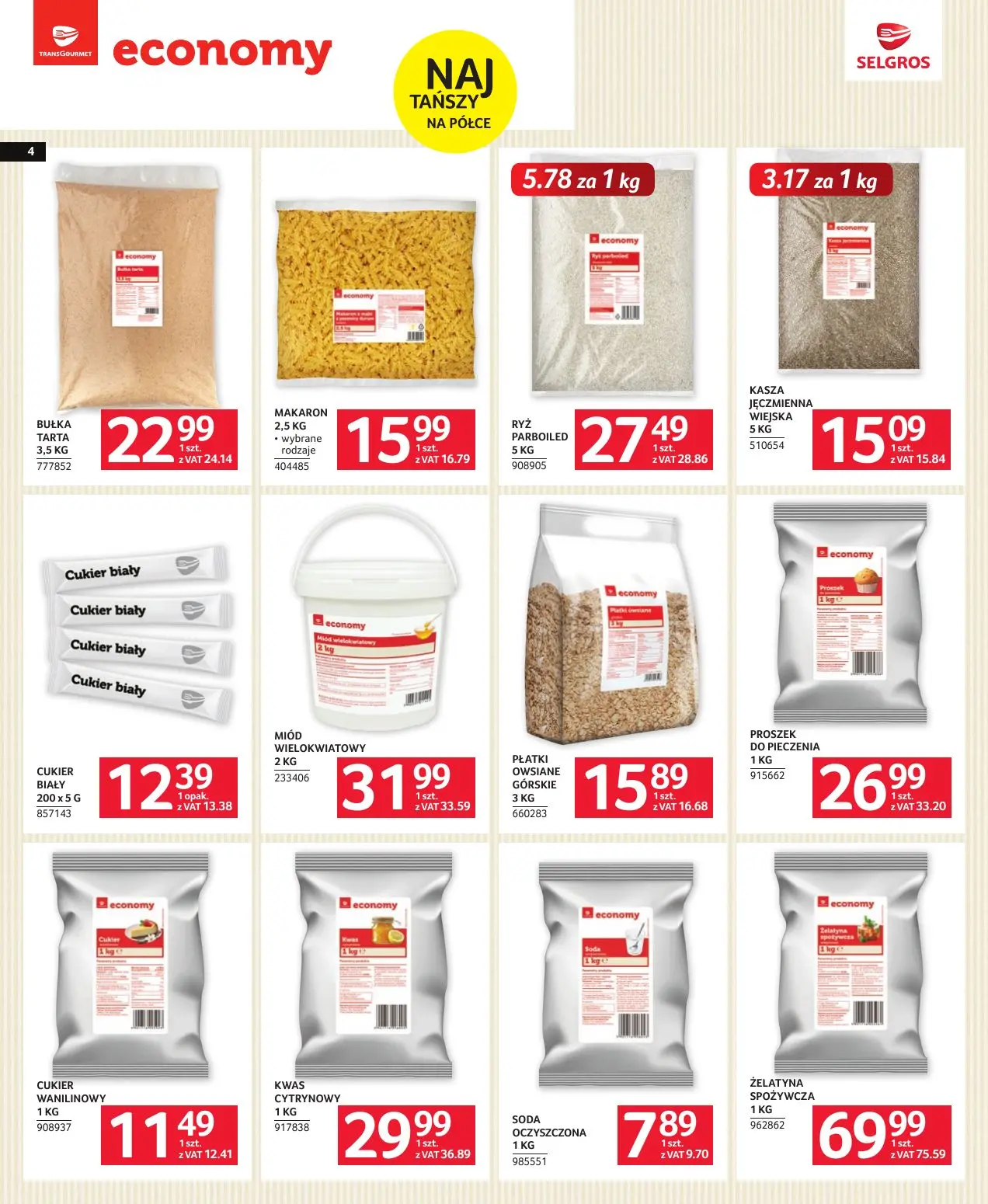 gazetka promocyjna SELGROS Katalog Marki Własne - Strona 4
