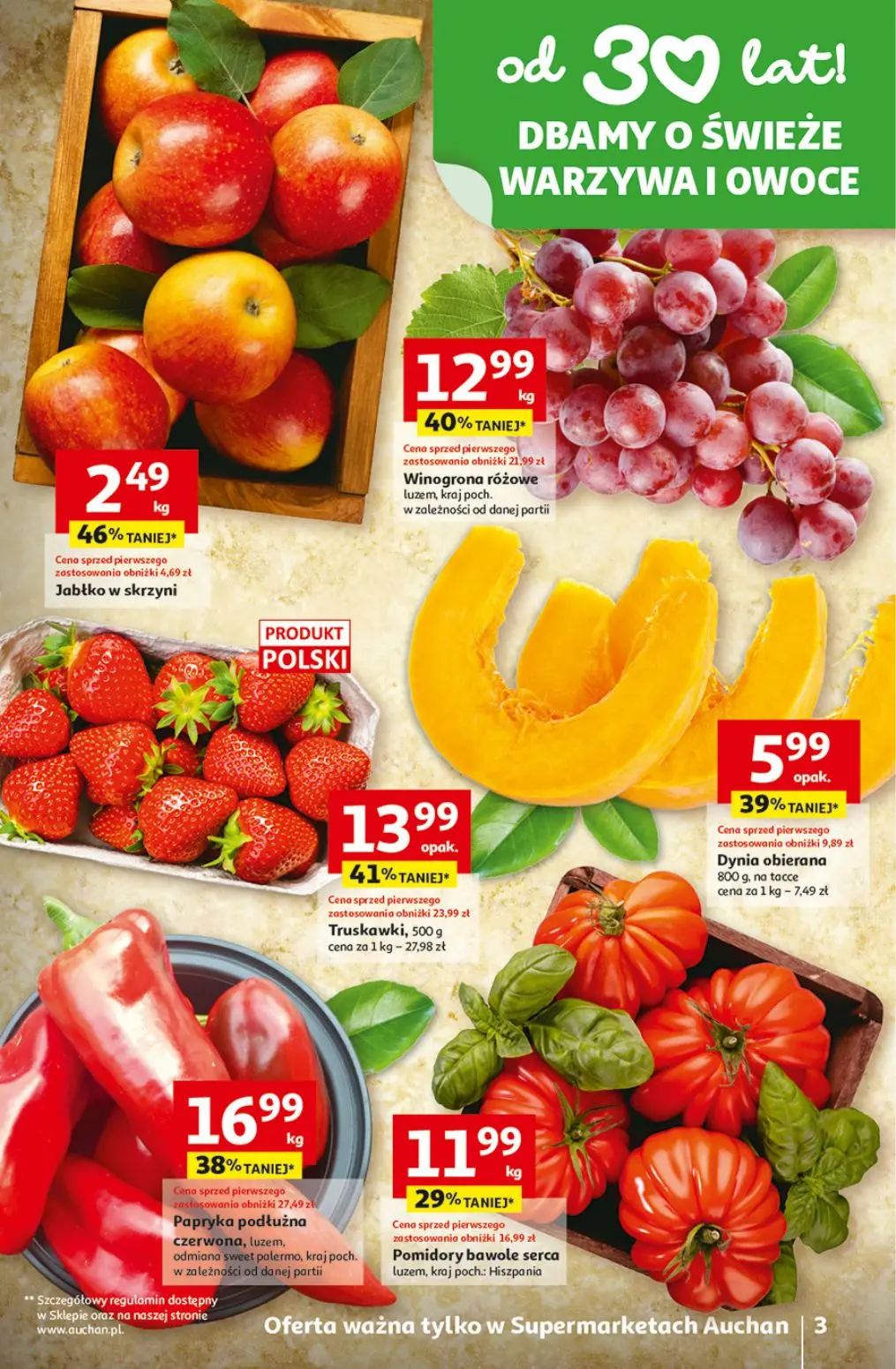 gazetka promocyjna Auchan Supermarket Forma sama nie przyleci! - Strona 3