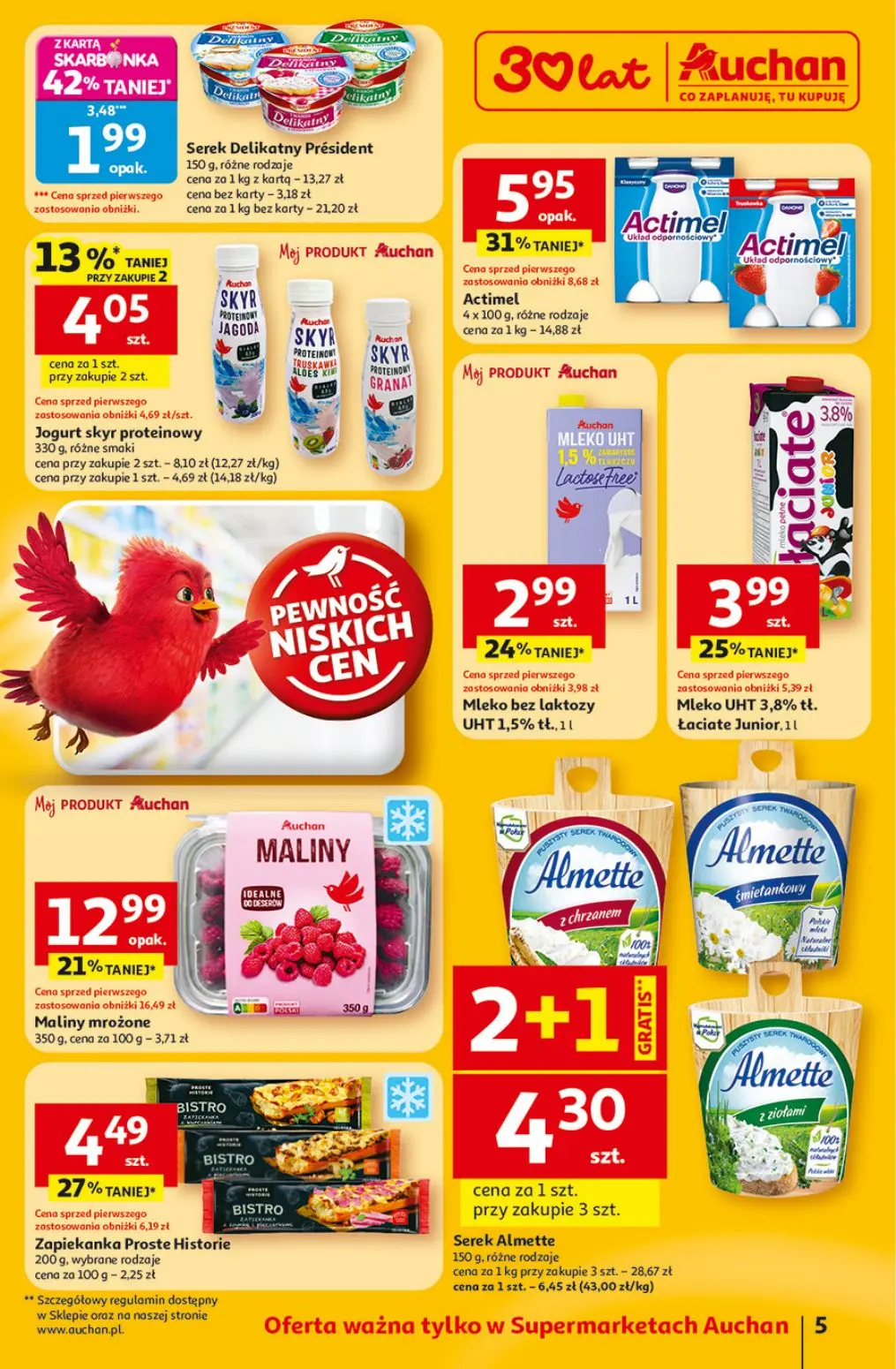 gazetka promocyjna Auchan Supermarket Forma sama nie przyleci! - Strona 5