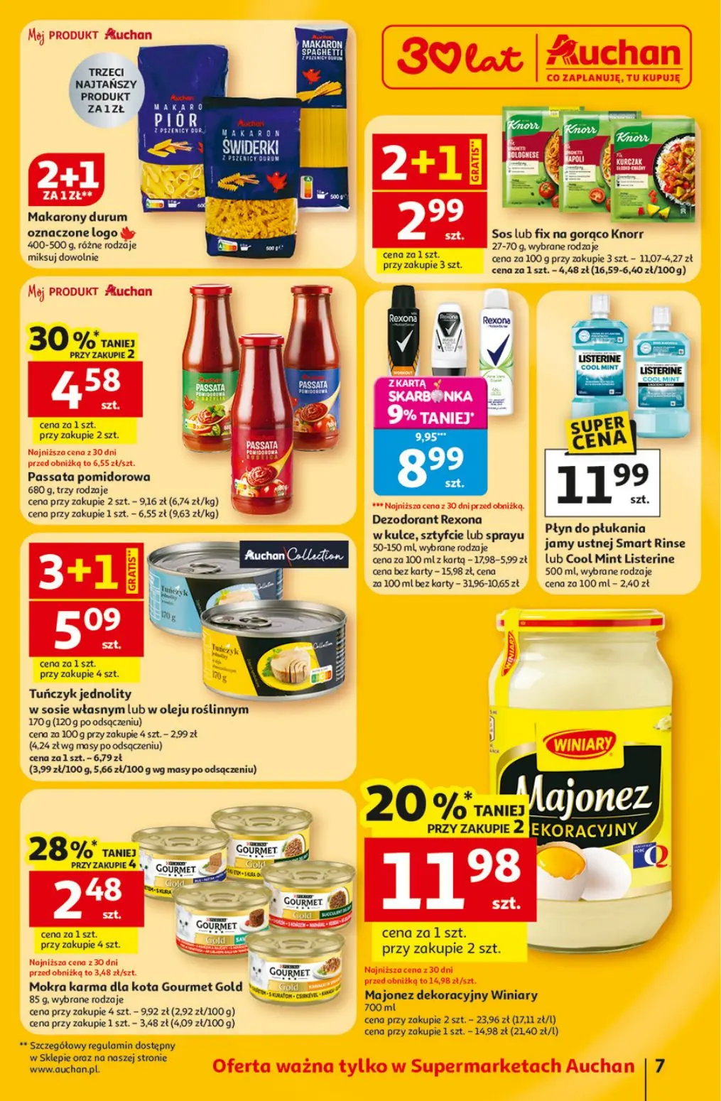 gazetka promocyjna Auchan Supermarket Forma sama nie przyleci! - Strona 7