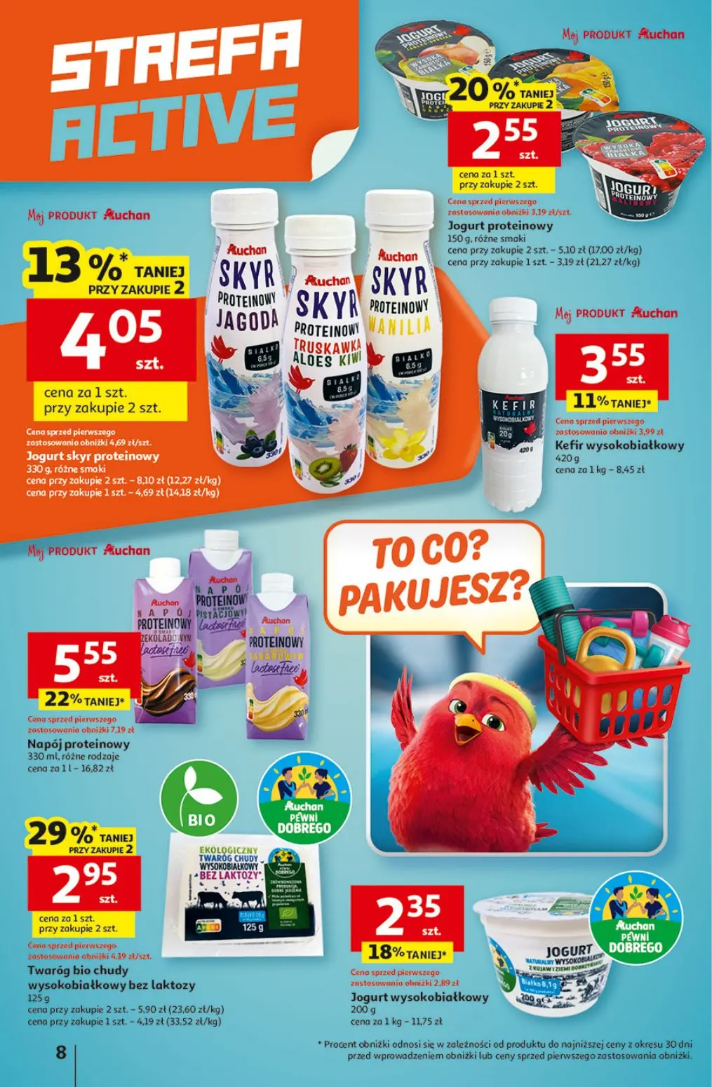 gazetka promocyjna Auchan Forma sama nie przyleci! - Strona 8