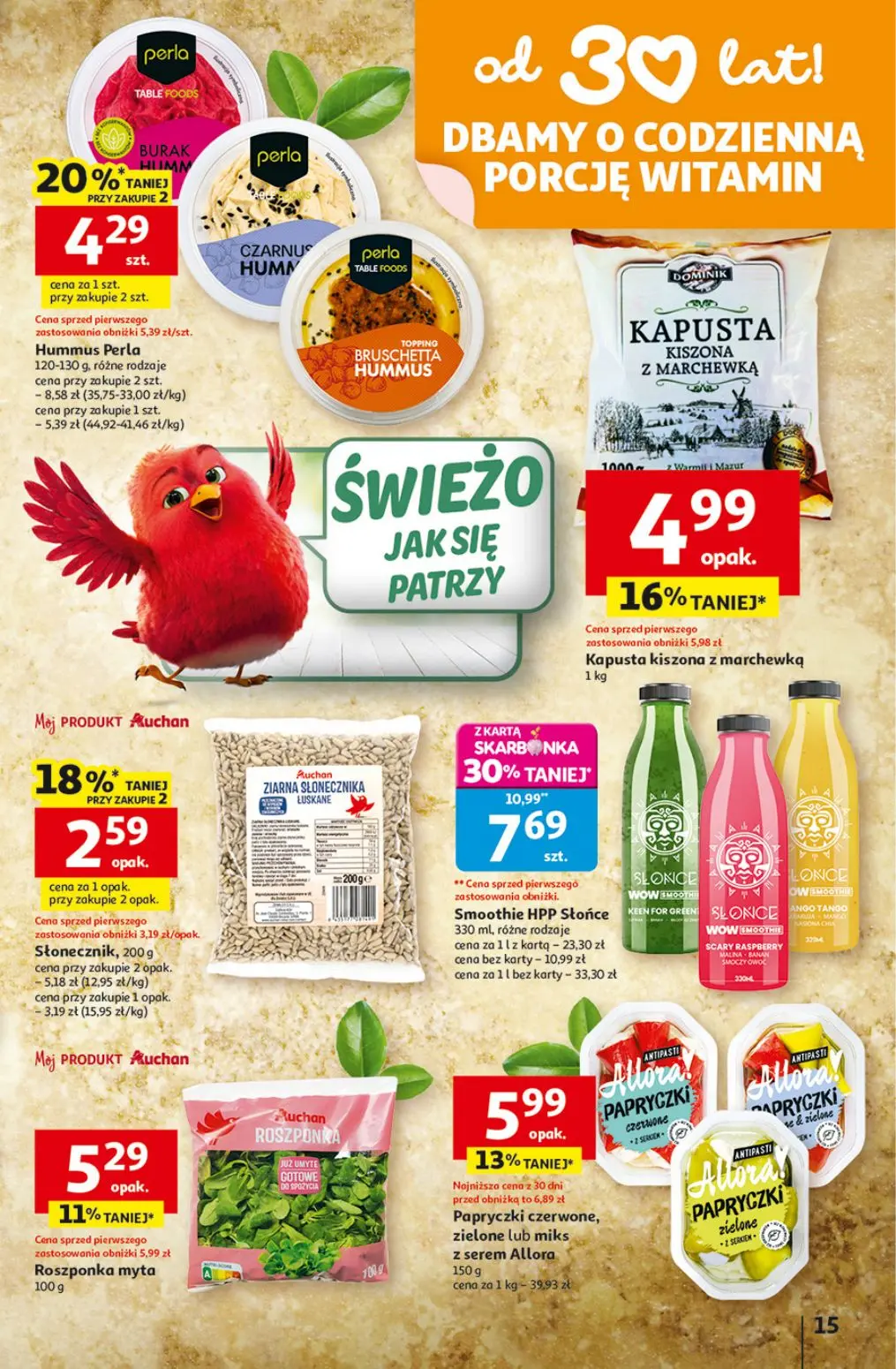 gazetka promocyjna Auchan Forma sama nie przyleci! - Strona 15