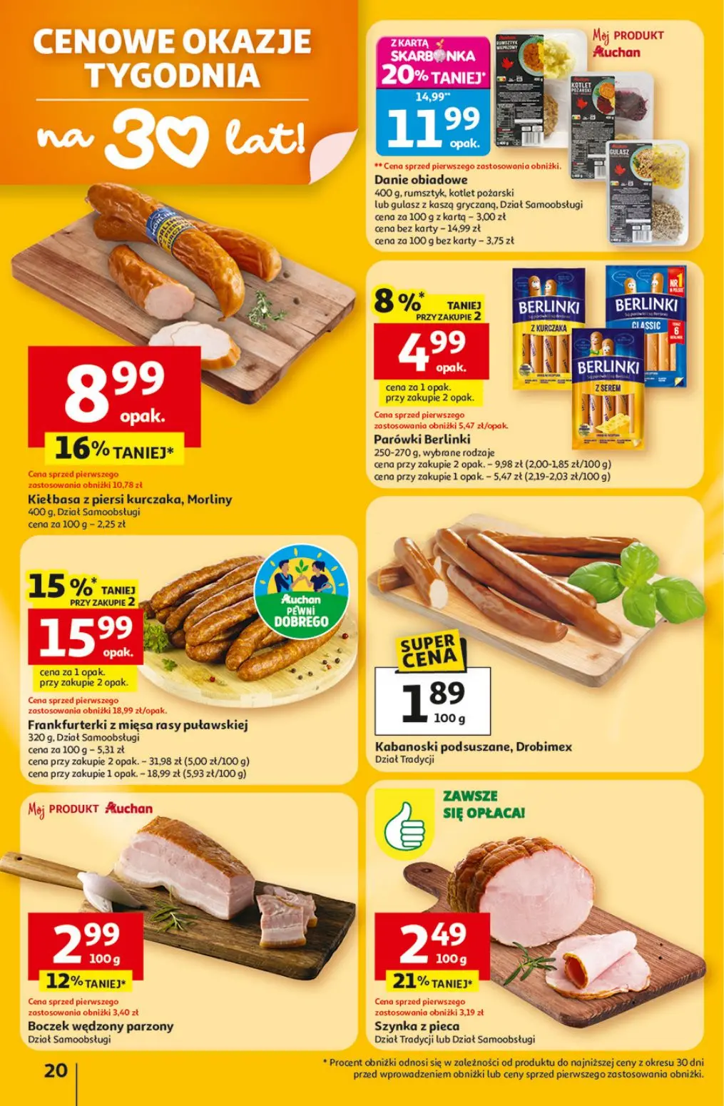 gazetka promocyjna Auchan Forma sama nie przyleci! - Strona 20