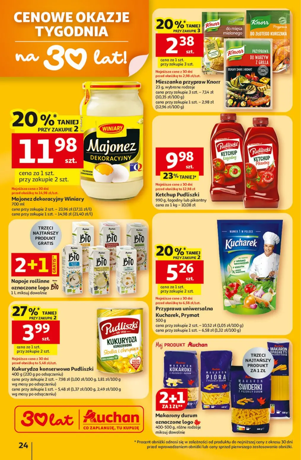 gazetka promocyjna Auchan Forma sama nie przyleci! - Strona 24