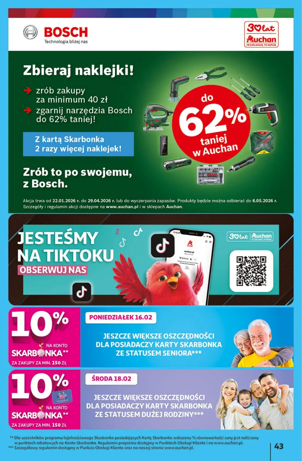 gazetka promocyjna Auchan Forma sama nie przyleci! - Strona 43