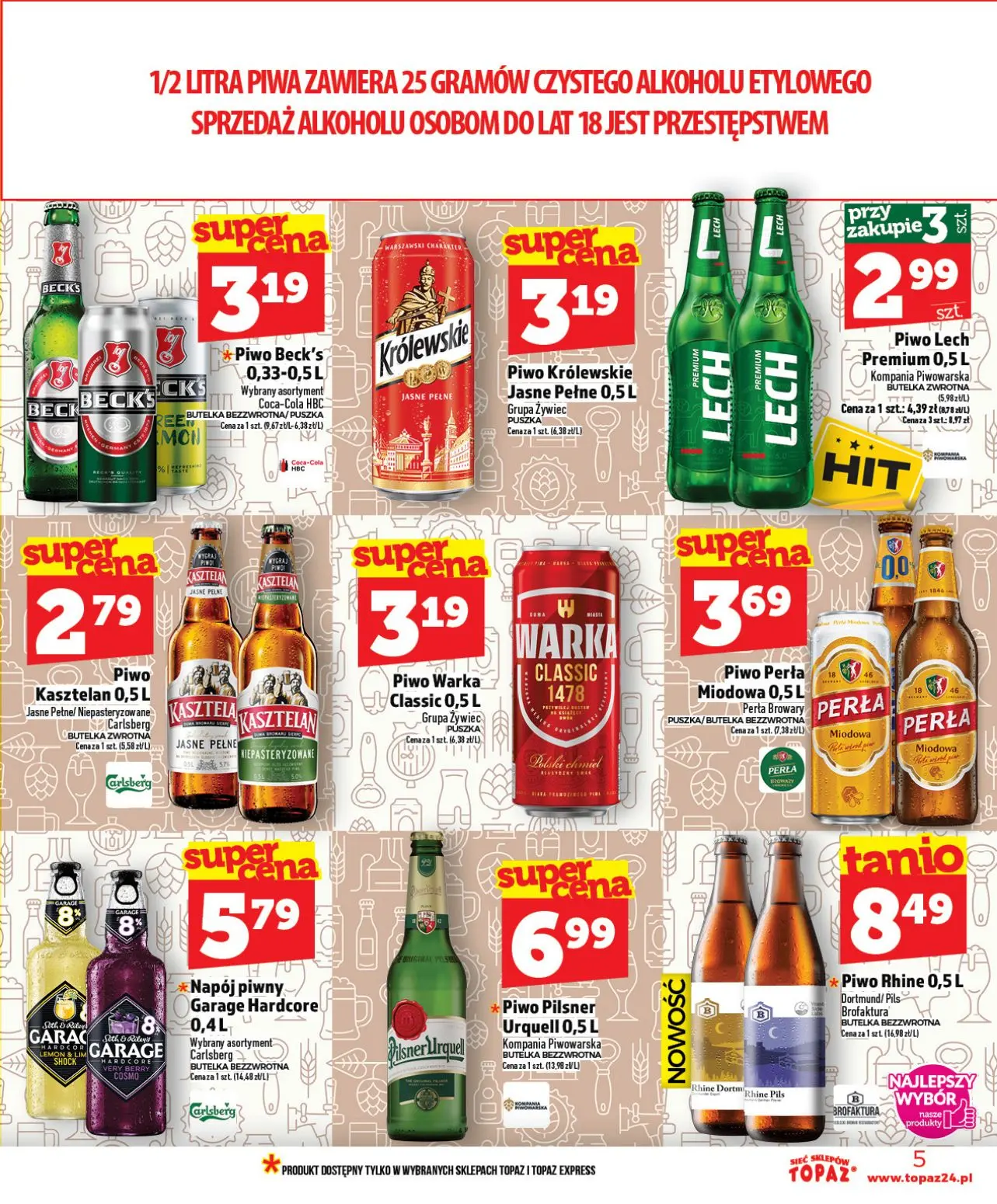 gazetka promocyjna Topaz Warszawa - Strona 5